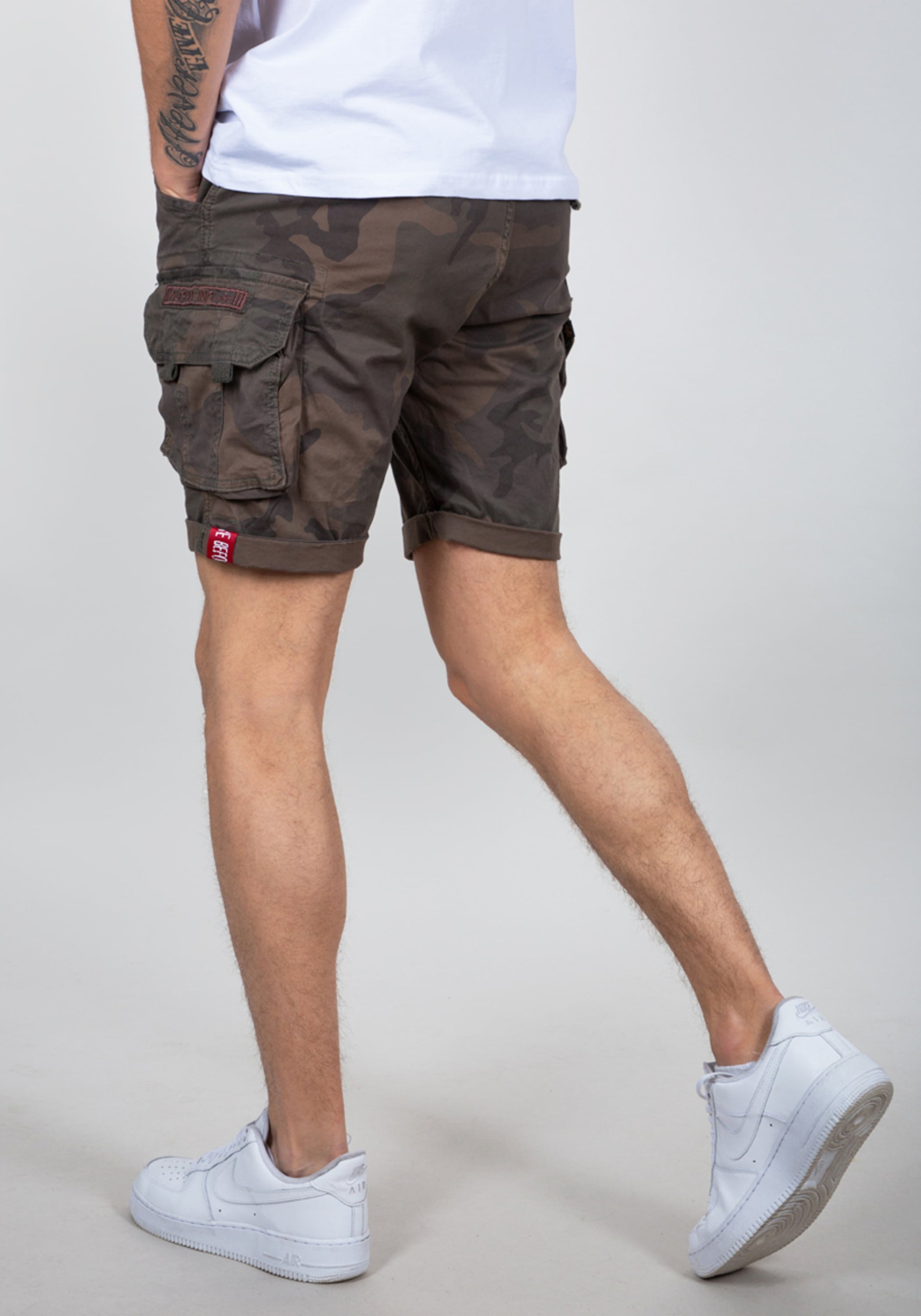 Alpha Industries Shorts »Crew Short Camo kurze Hose«