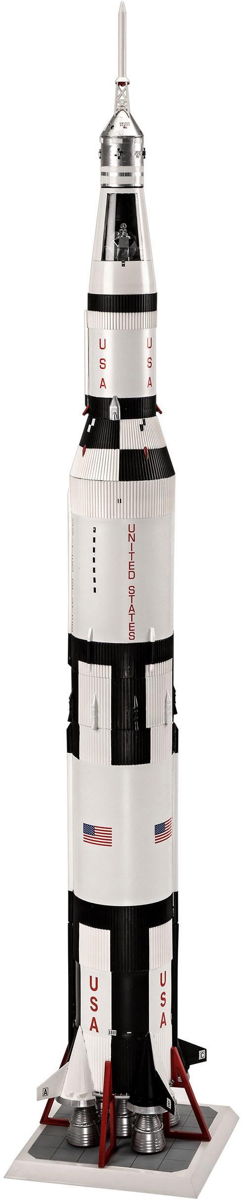 Revell® Modellbausatz »Apollo 11 Saturn V Rocket«, 1:96, Jubiläumsset mit Basis-Zubehör; Made in Europe