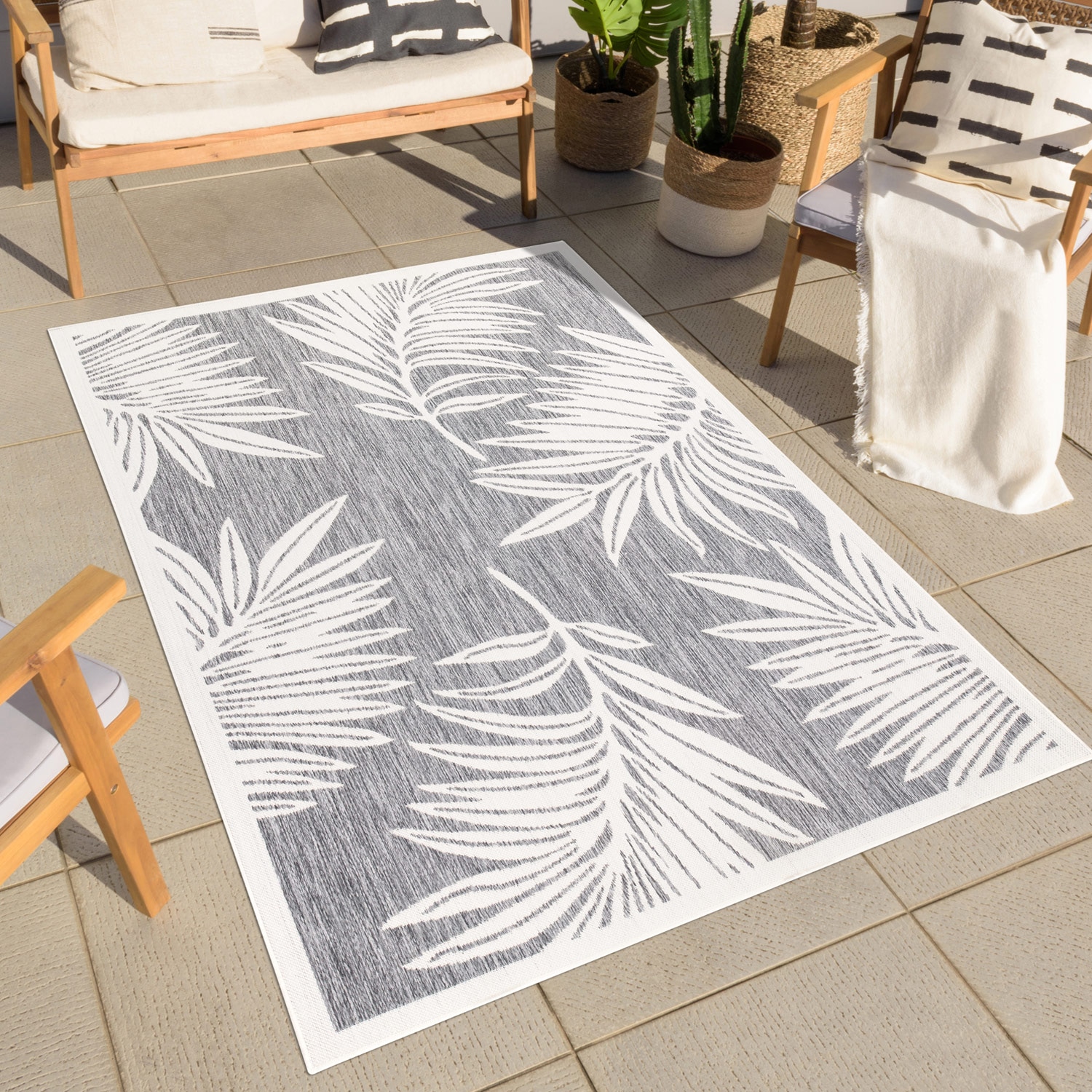 Carpet City Outdoorteppich "Outdoor 468" rechteckig 5 Höhe Läufer, UV-bestä günstig online kaufen