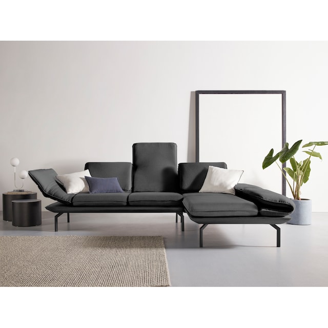 York«, aus Metall mit Arm- bestellen BAUR und »New wahlweise Winkelfuß | Ecksofa collection Rückenfunktion, mit DOMO