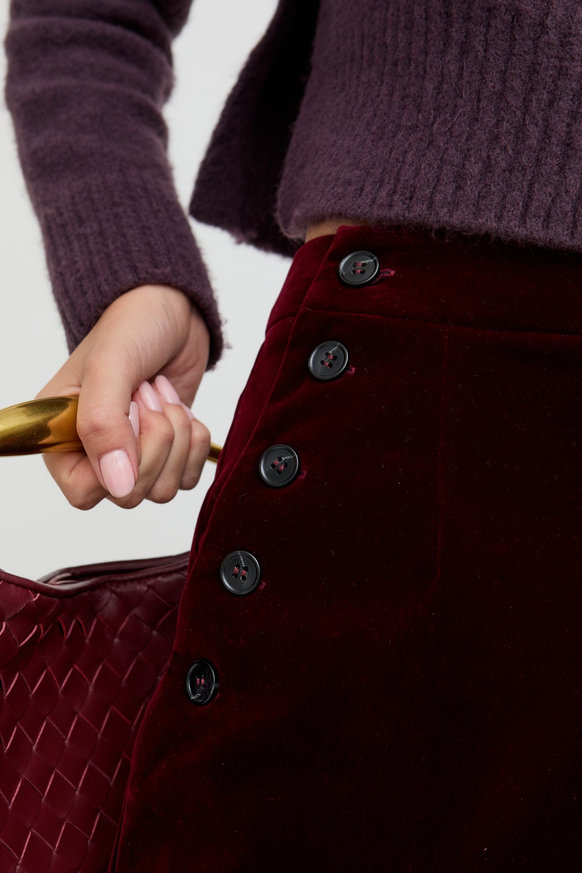 Lily and Lionel Jerseyhose »Maiden Wide Leg Velvet Trouser Damen«