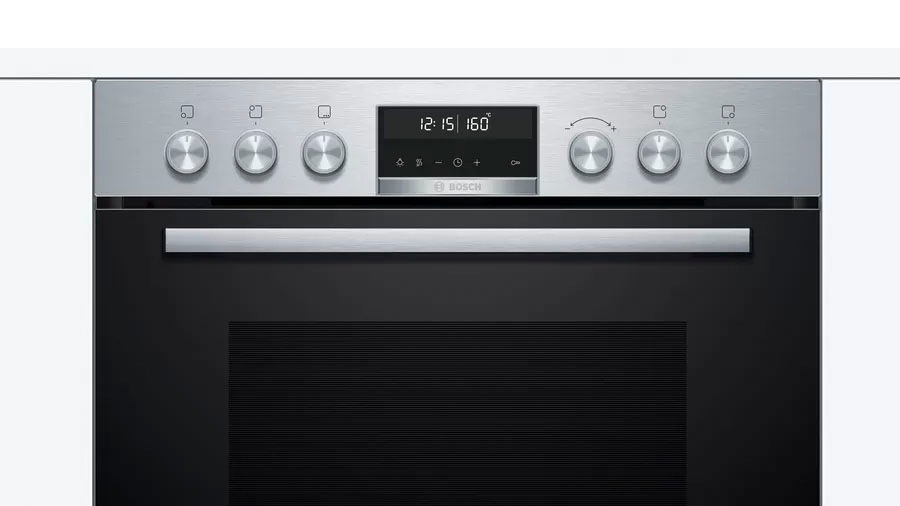 BOSCH Induktions Herd-Set »HEB578BS1«, mit Backwagen, Pyrolyse-Selbstreinigung