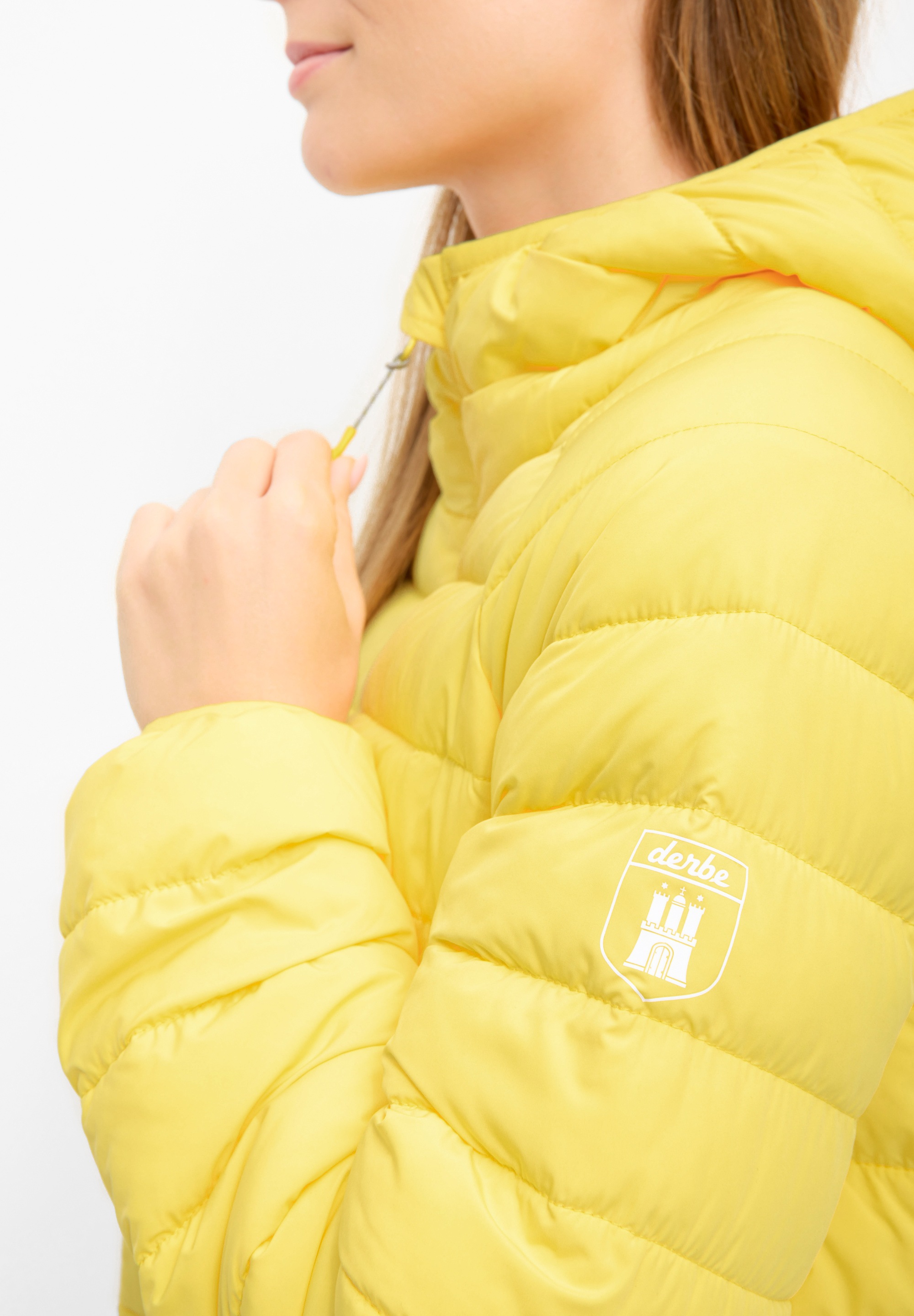 Derbe Anorak »Lightby« ohne Kapuze Steppjacke, leicht, mit Kapuze, warm