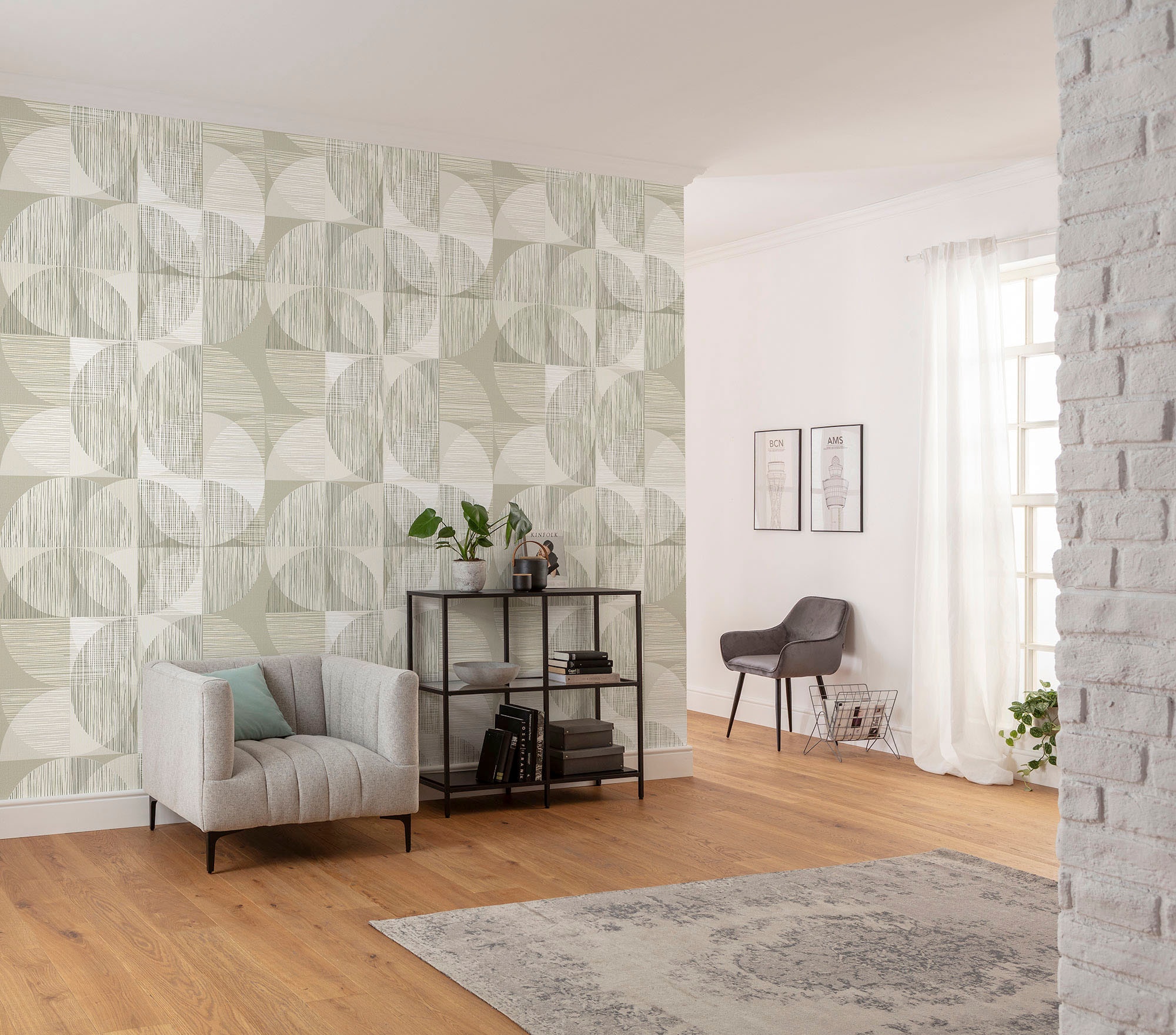 Komar Vliestapete »Digitaldruck Vlies - Tubular Titan - Größe 300 x 250 cm«, bedruckt, Wohnzimmer, Schlafzimmer