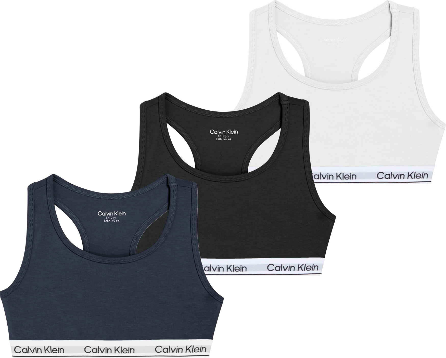 Calvin Klein Underwear "3PK BRALETTE" Packung, 3er-Pack, 3 Stk. mit Logobund