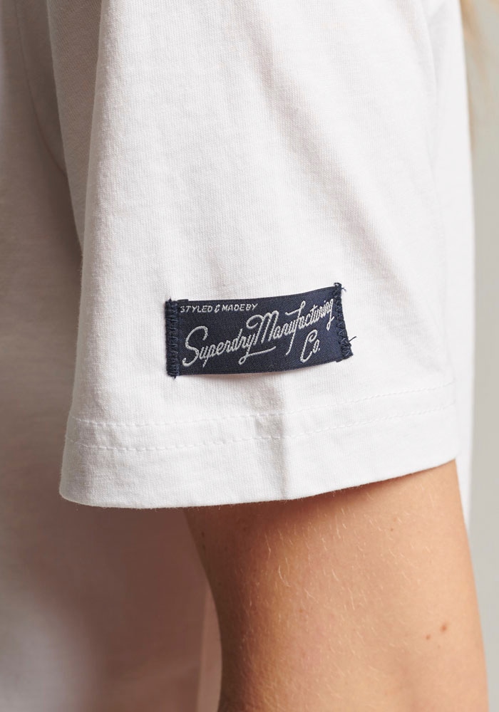 Superdry Print-Shirt, lässiges Shirt mit kaufen Metallic Details für | BAUR