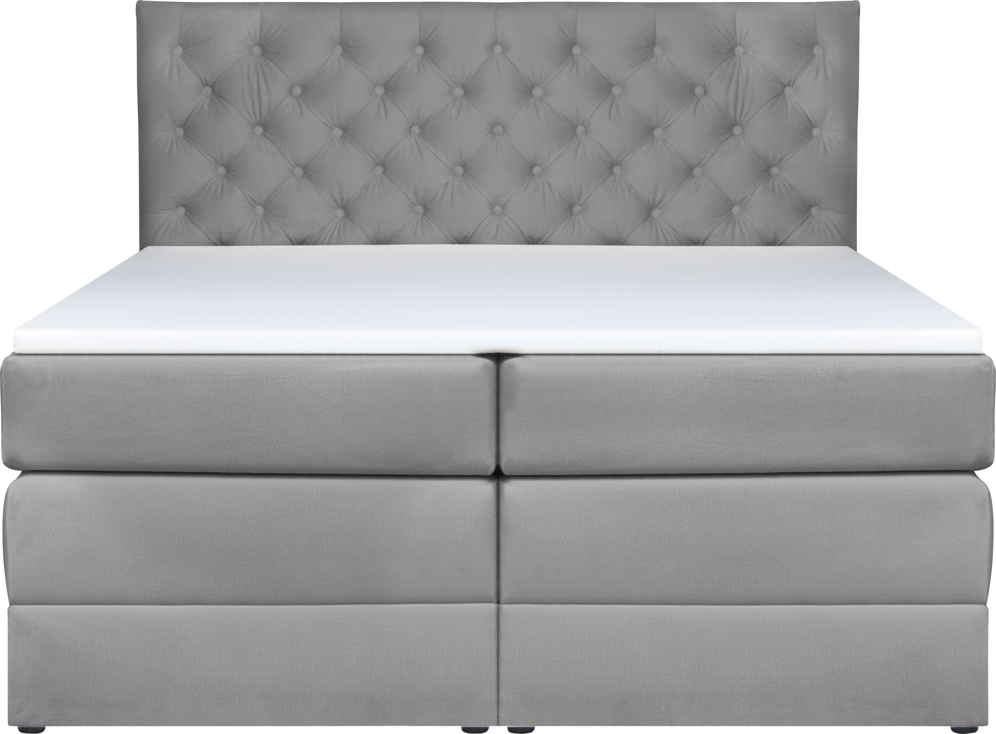 Home affaire Boxspringbett »SELJORD mit Bettkasten, Matratze und Topper, Breite 160 oder 180 cm« Bonnell- oder Taschenfederkernmatratze (H2, H3, H4), mit Knopfheftung