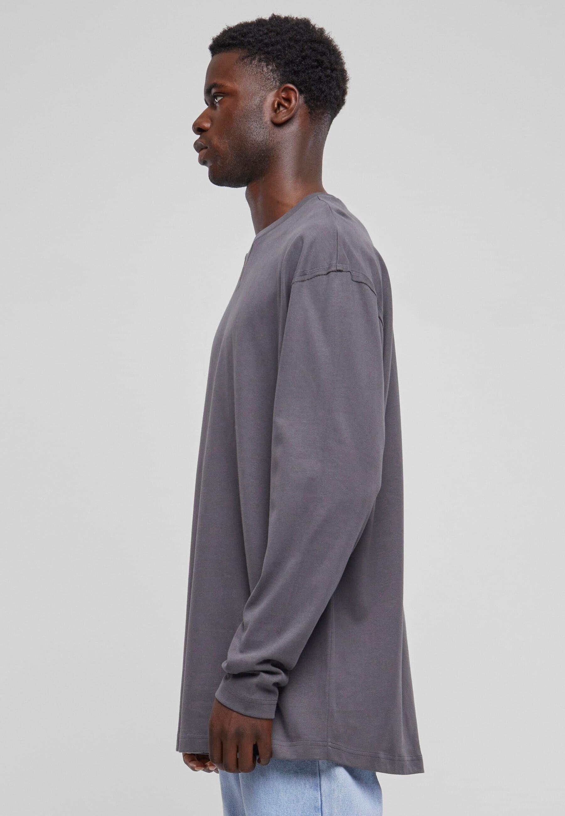 URBAN CLASSICS Longsleeve »Urban Classics Herren Oversized Open Edge Longsleeve«, (1 tlg.)
