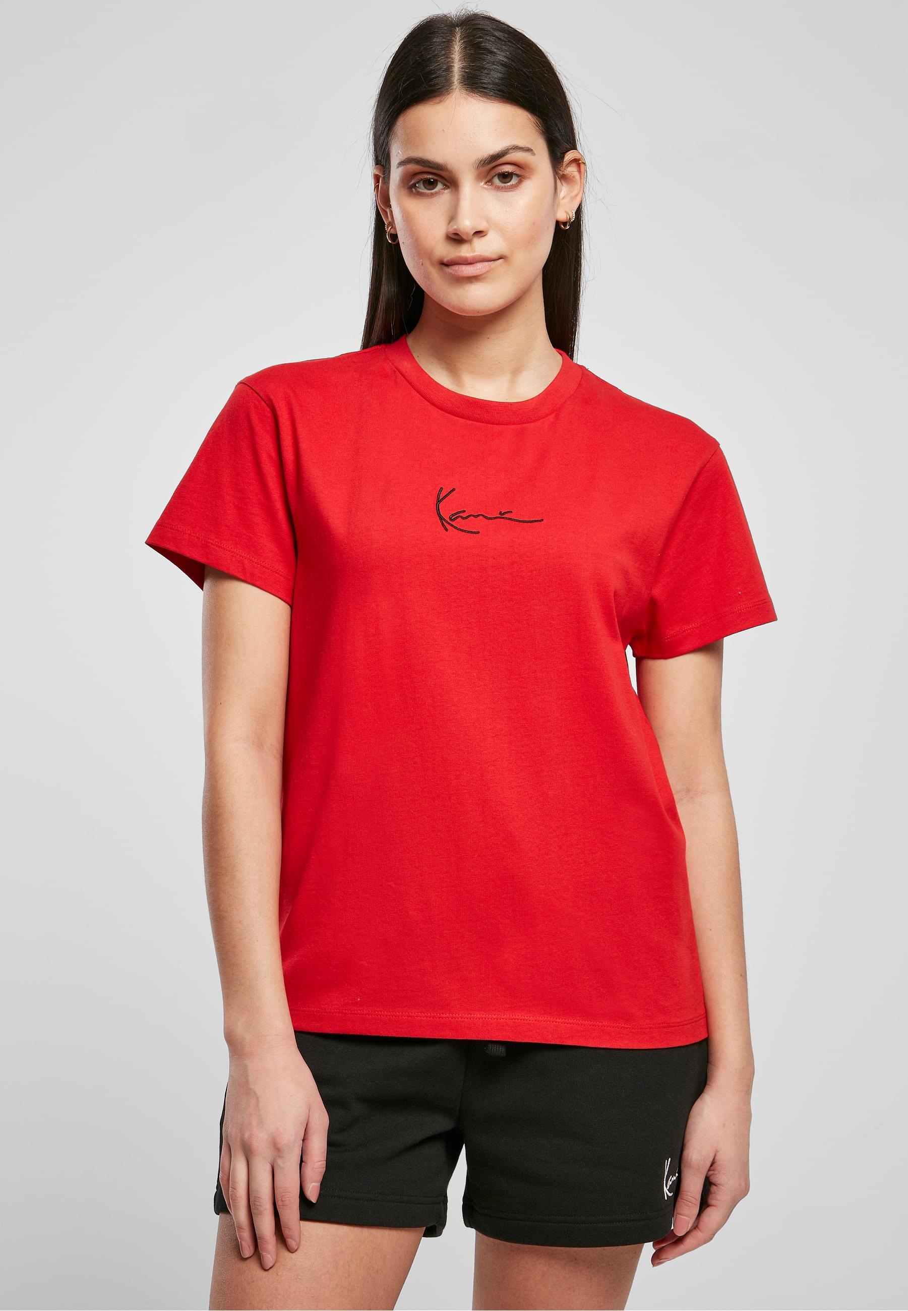 Karl Kani Kurzarmshirt »Karl Kani Damen ESSKKW-T02RED Small Signature Tee«, (1 tlg.)