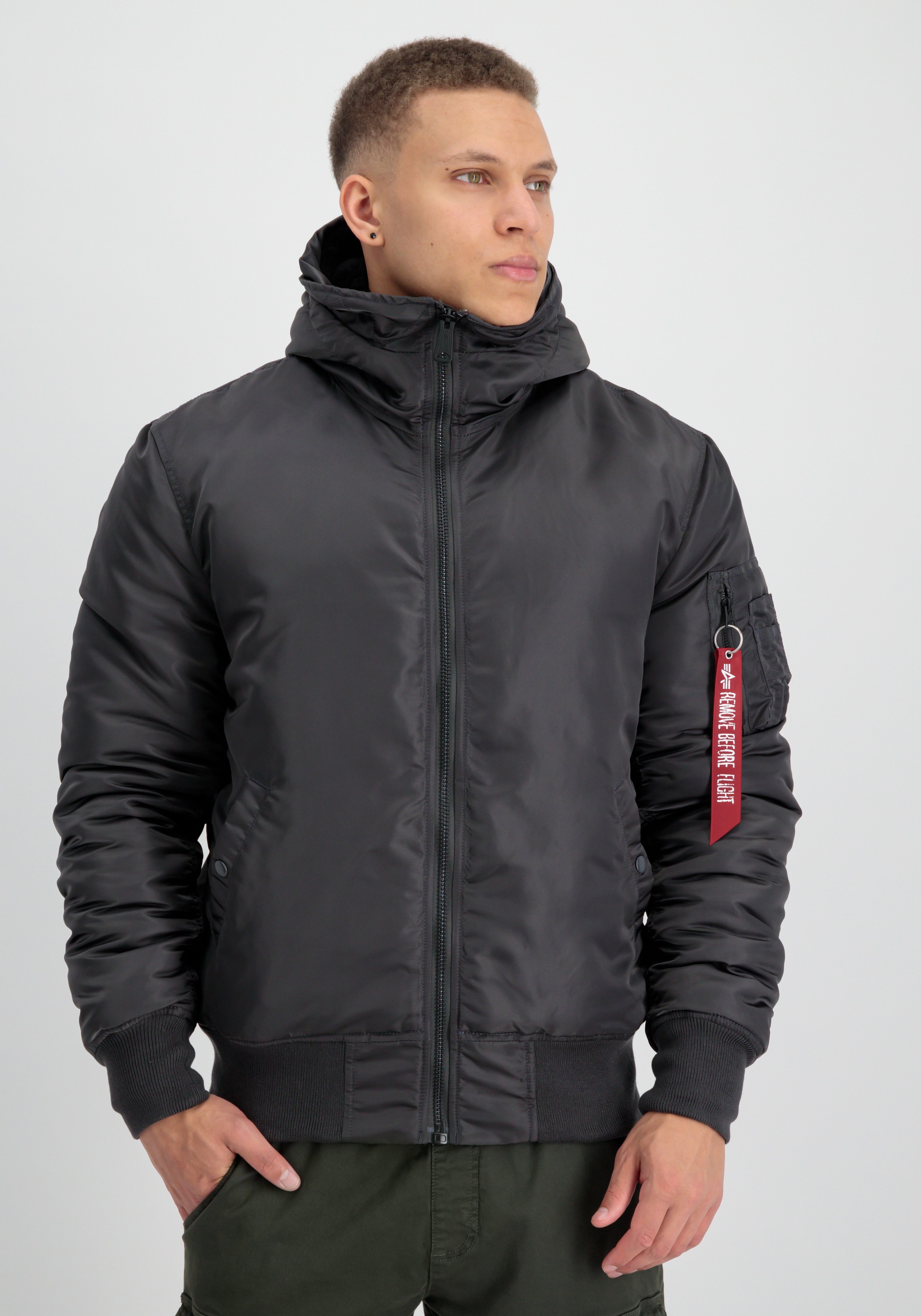 Alpha Industries Bomberjacke "MA-1 HOODED", mit Kapuze günstig online kaufen
