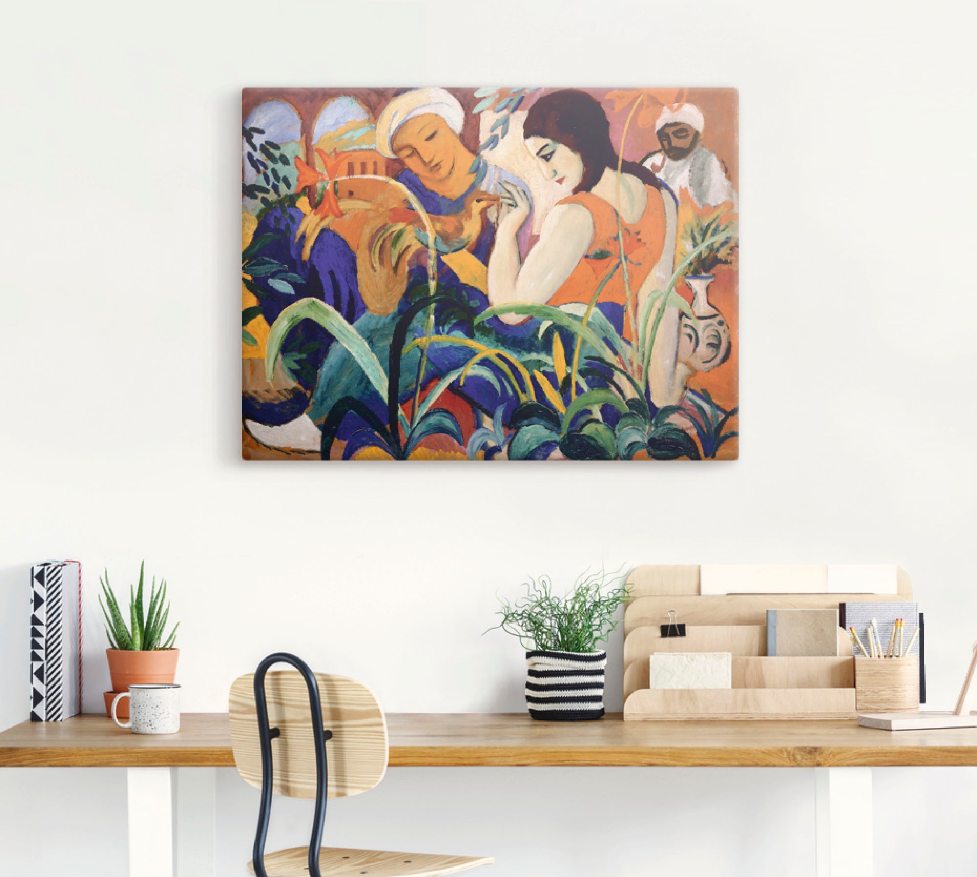 Artland Leinwandbild "Orientalische Frauen. 1912" Gruppen & Familien 1 Stk. günstig online kaufen