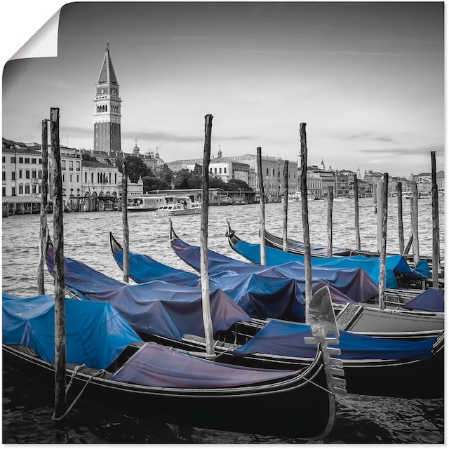 Black Friday Artland Wandbild »Venedig Canal Grande & Markusturm«, Boote &  Schiffe, (1 St.), als Alubild, Leinwandbild, Wandaufkleber oder Poster in  versch. Größen | BAUR