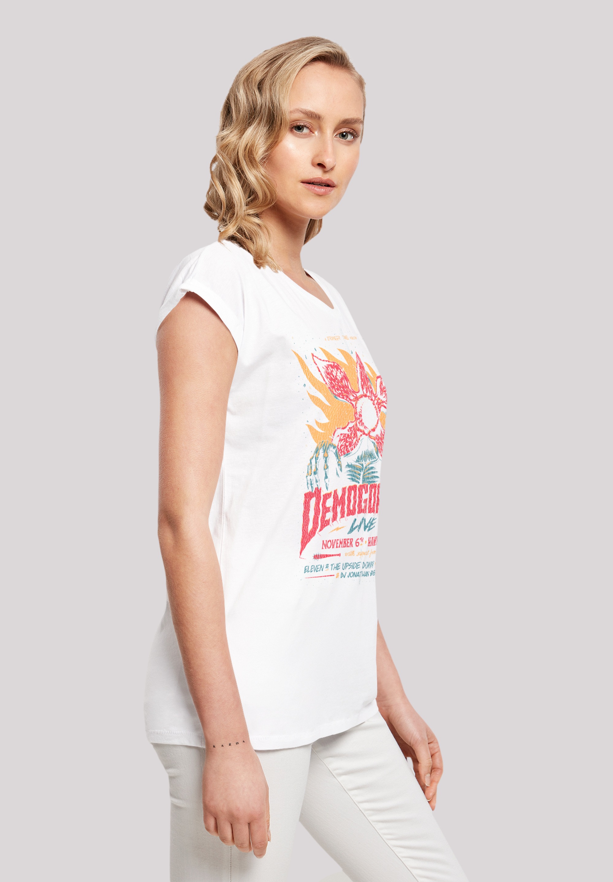F4NT4STIC T-Shirt »Stranger Things Demogorgon Poster«, Premium Qualität