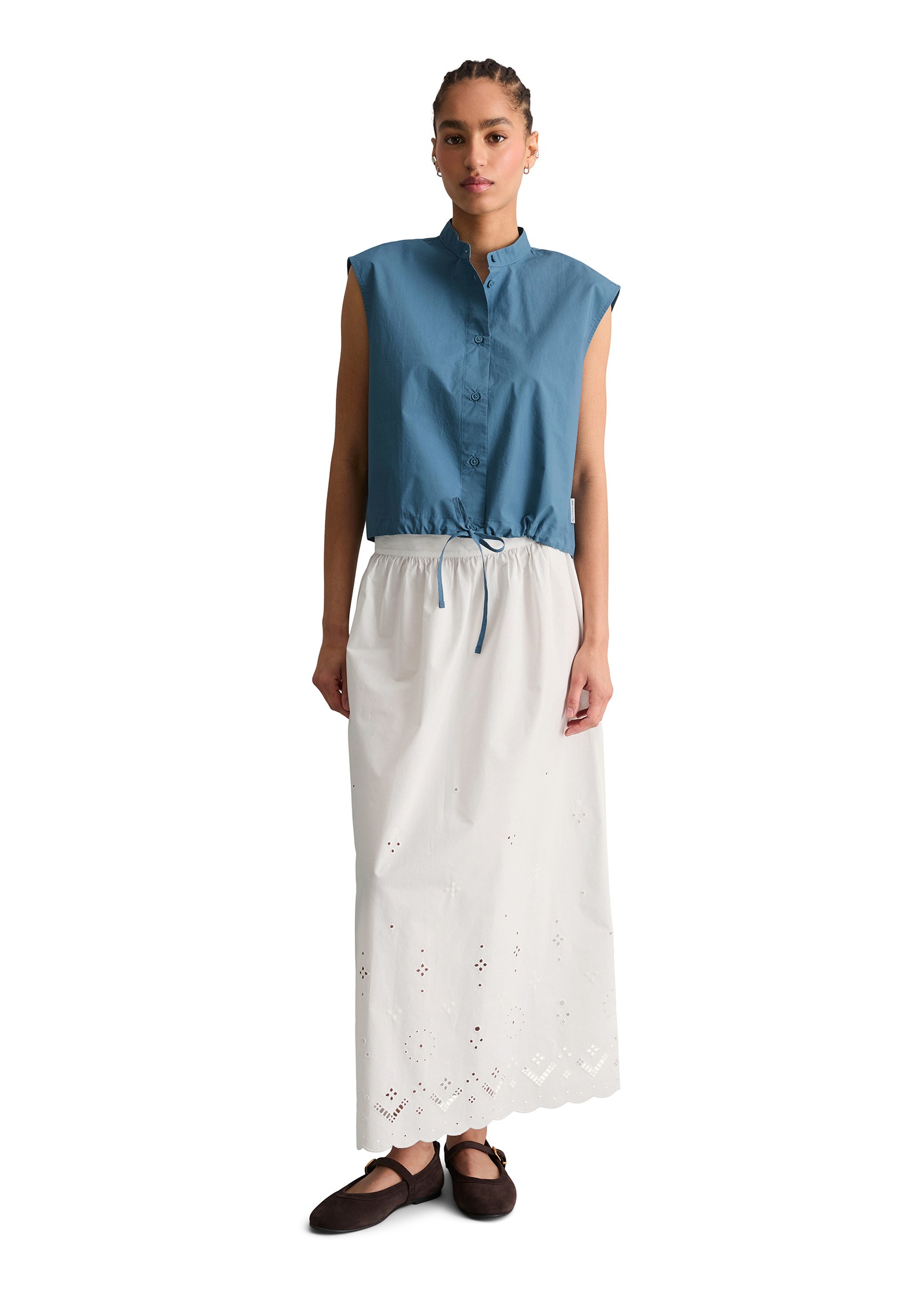 Marc O'Polo DENIM Blusentop »aus Papertouch-Popeline«