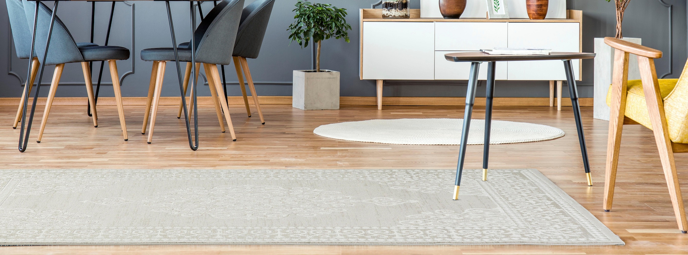 Sanat Teppich »Harmony 3204«, rechteckig, 12 mm Höhe, Wohnzimmer, Kurzflor, moderne Orient Optik, Schlafzimmer