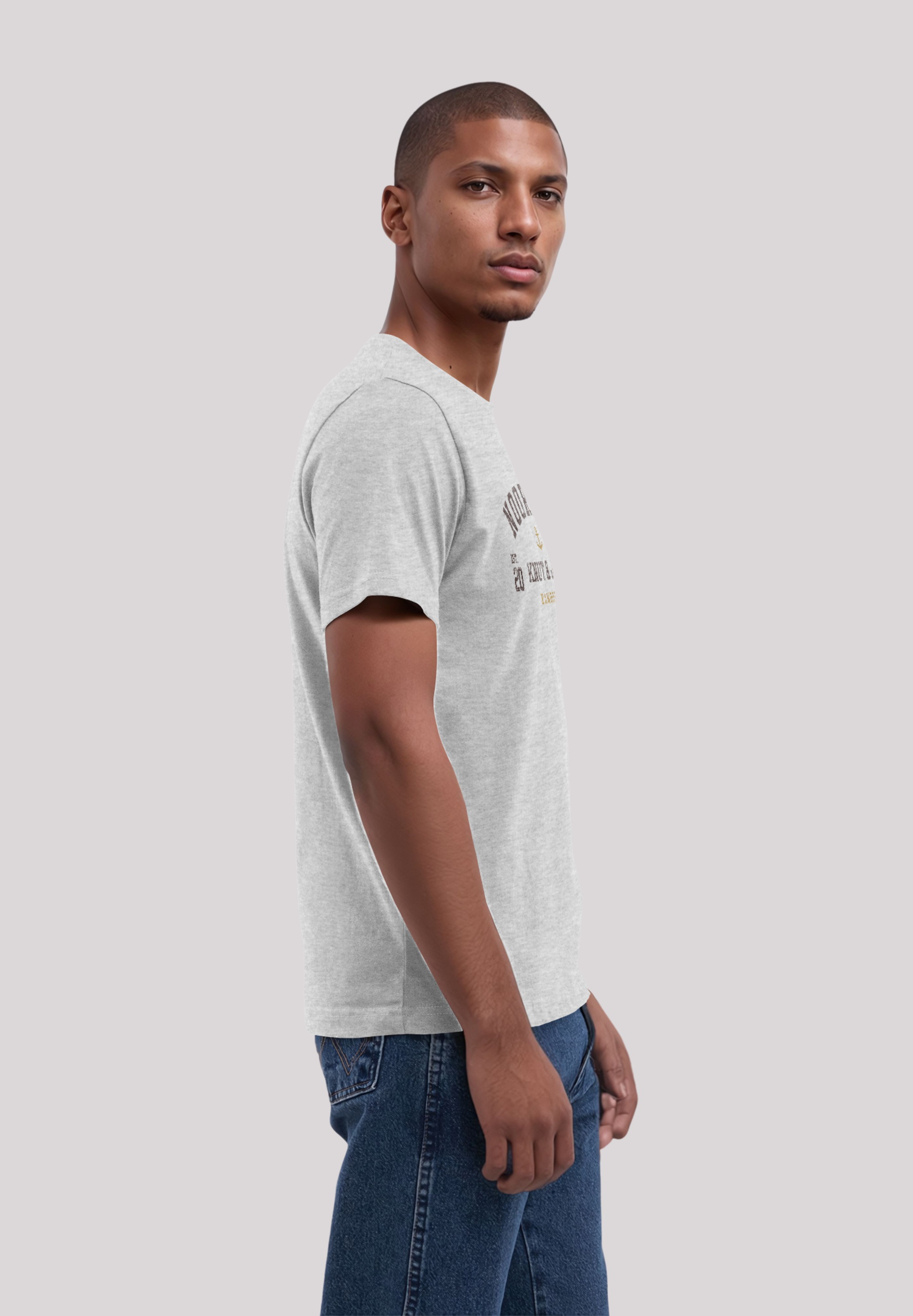 F4NT4STIC T-Shirt »Knut & Jan Hamburg Noorden Collegiate« Premium Qualität