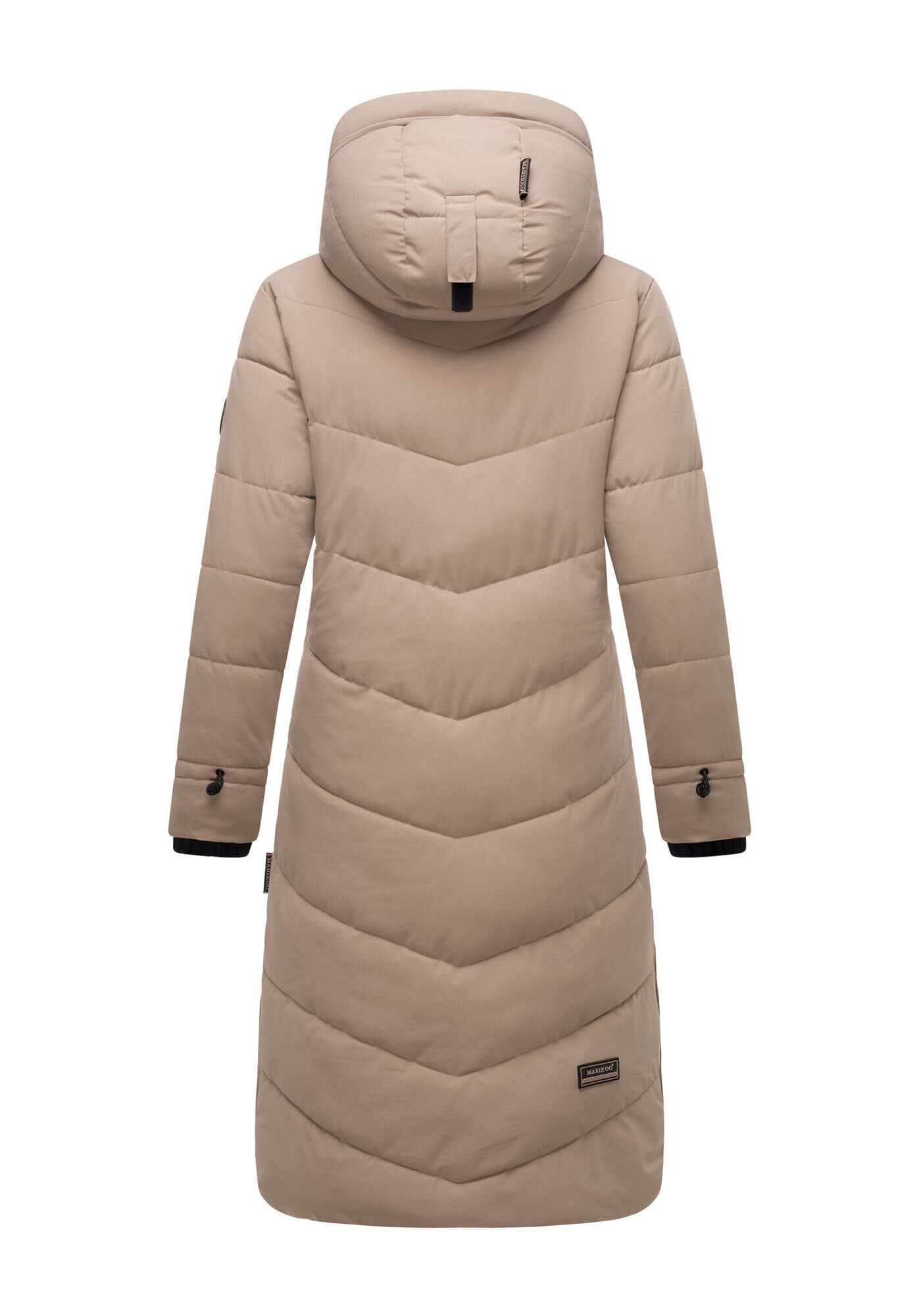 Marikoo Winterjacke »Benikoo«, langer Winter Mantel gesteppt