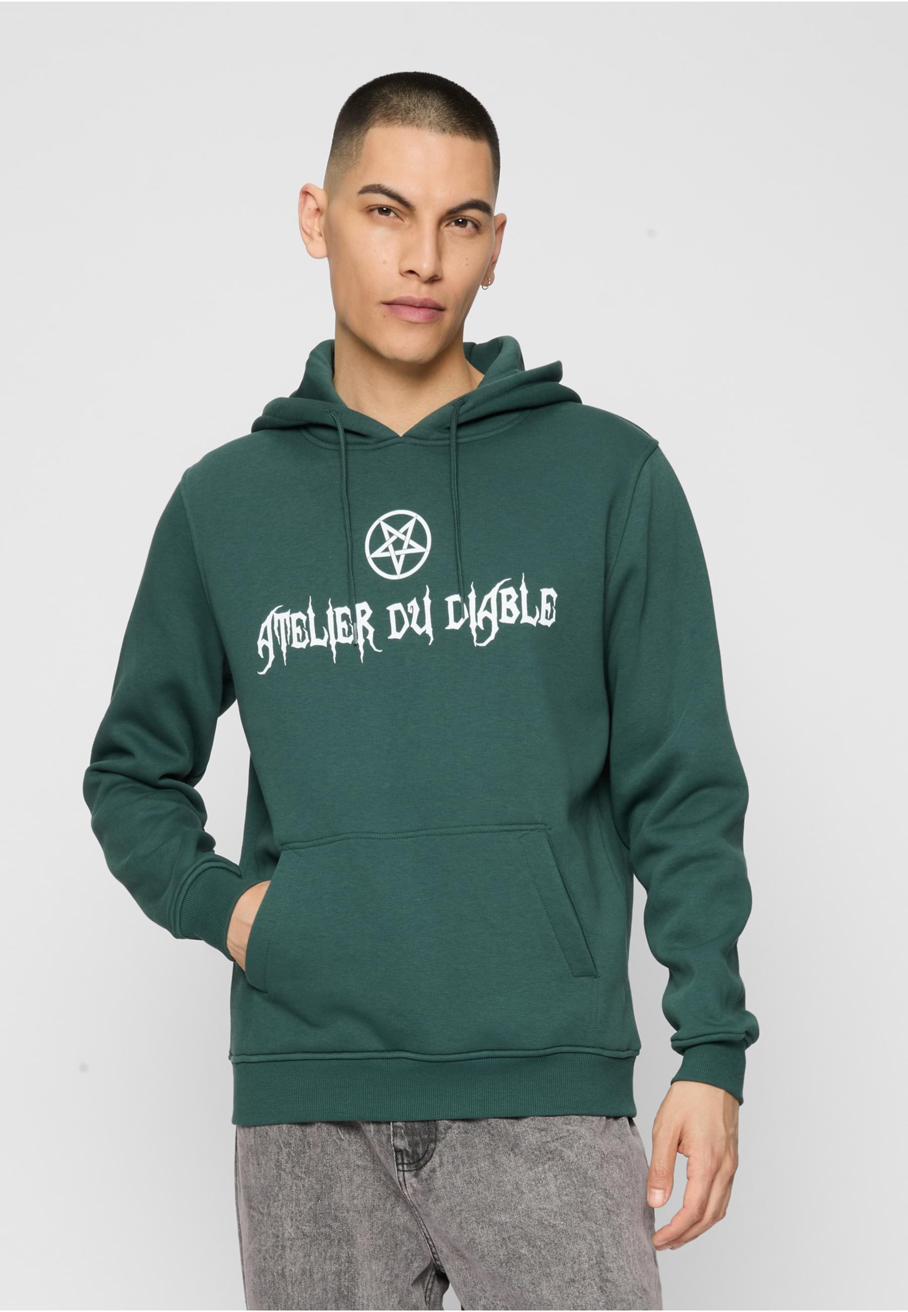 MisterTee Kapuzensweatshirt »MisterTee Herren Atelier Du Diable Hoody«, (1 tlg.)