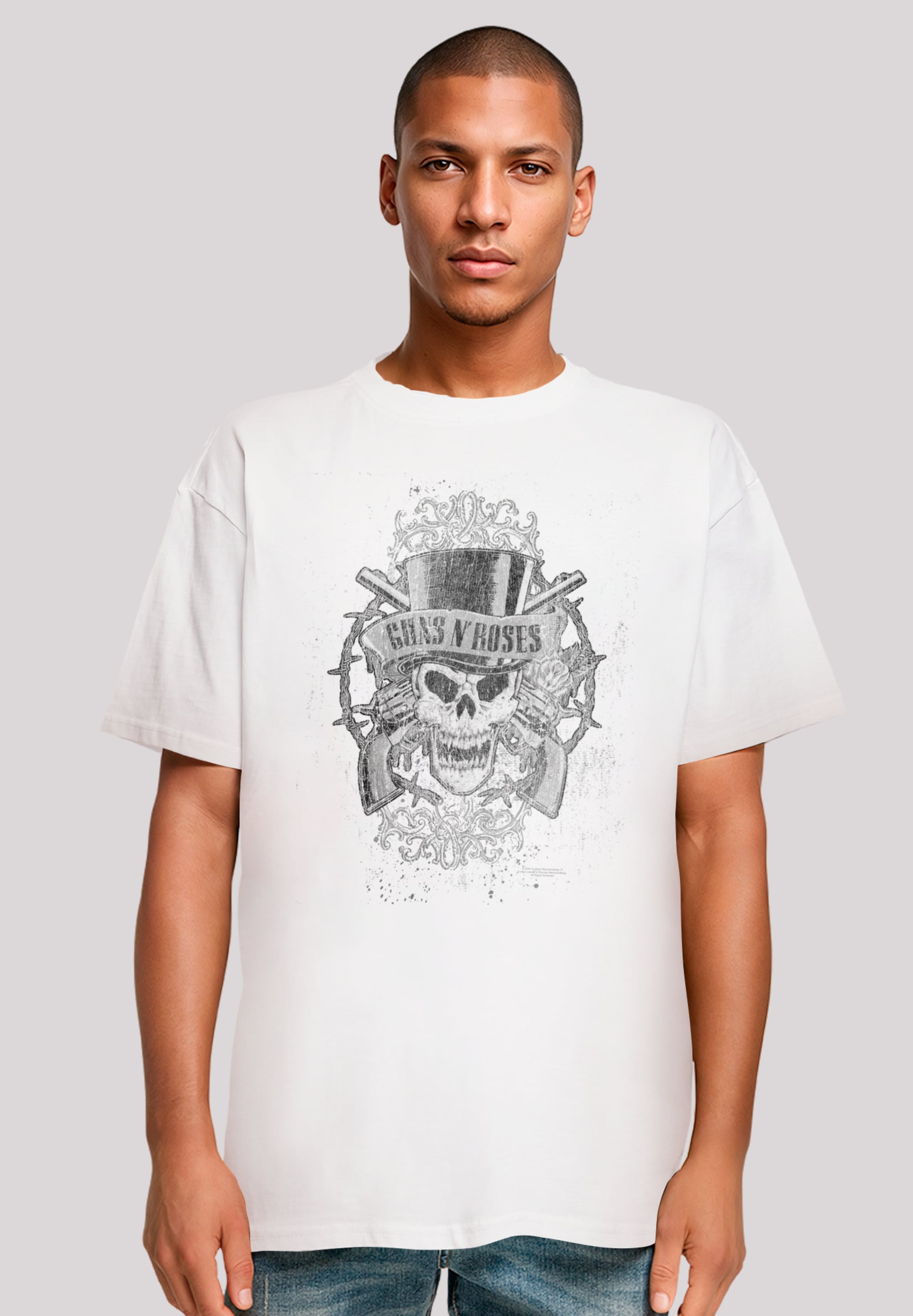 F4NT4STIC T-Shirt "Guns N Roses Skull and Pistols", Premium Qualität günstig online kaufen