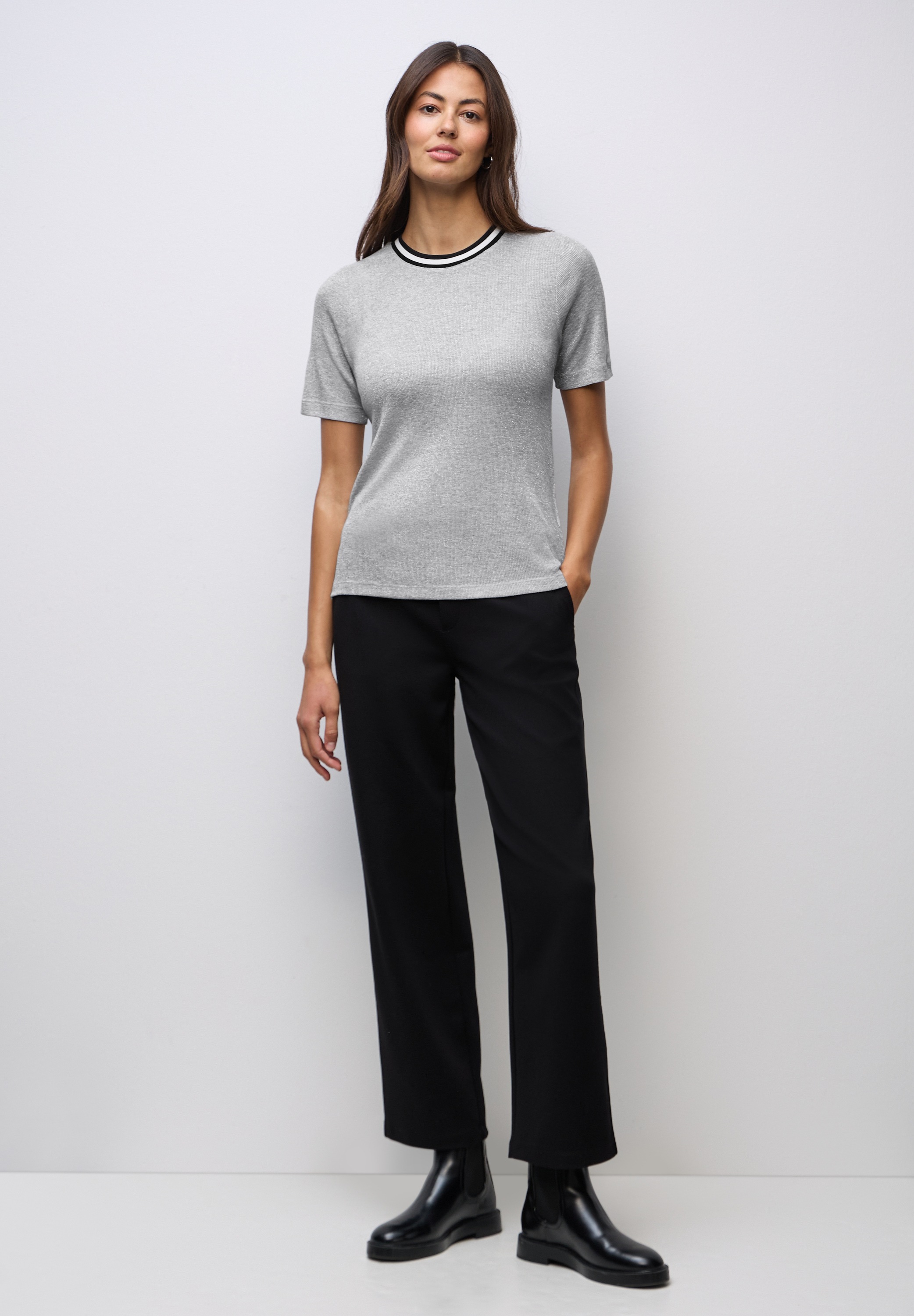 Thumbnail - STREET ONE T-Shirt im Glitzer-Look