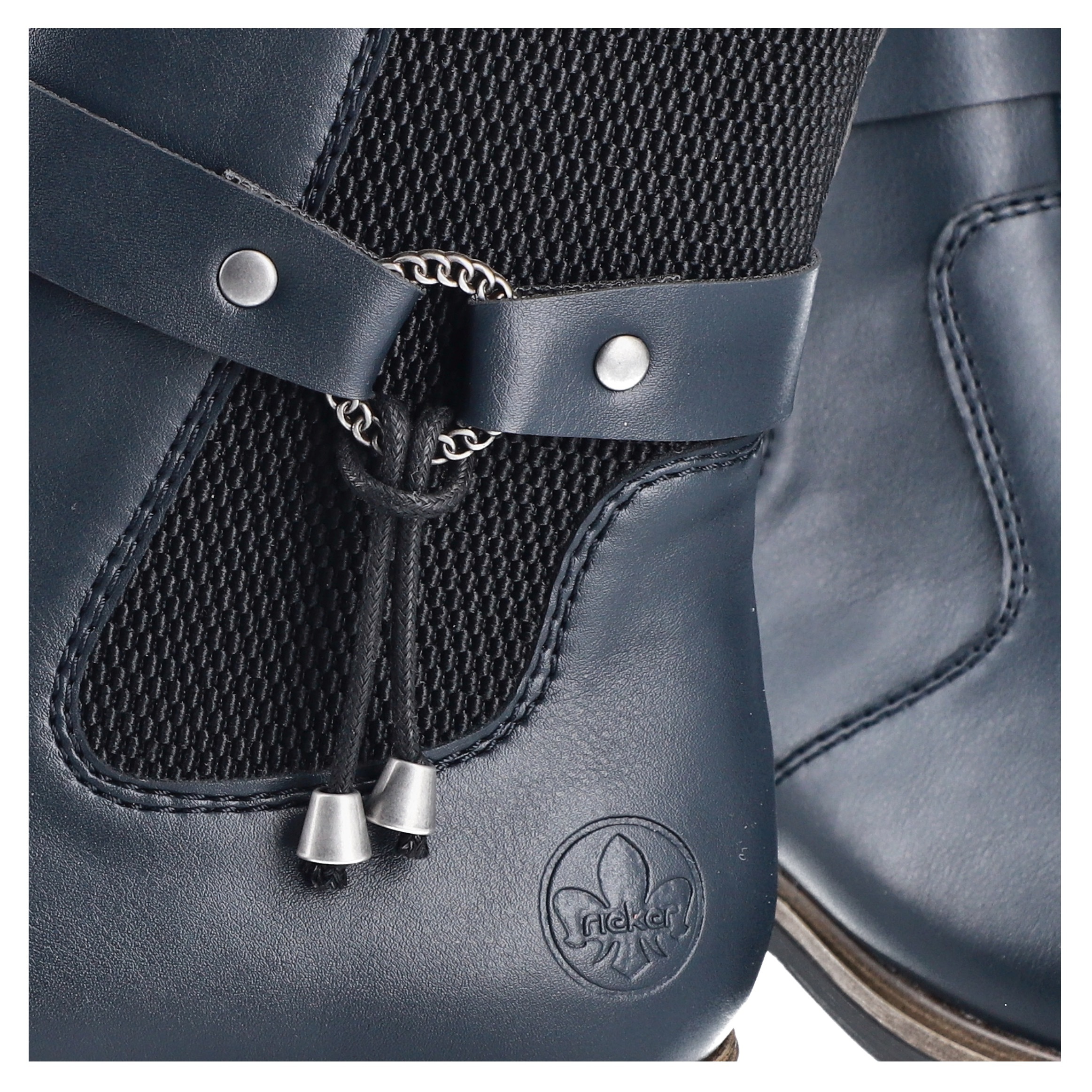 Rieker Winterstiefelette, Chelseaboots, Winterboots, Blockabsatz, mit Innenreißverschluss