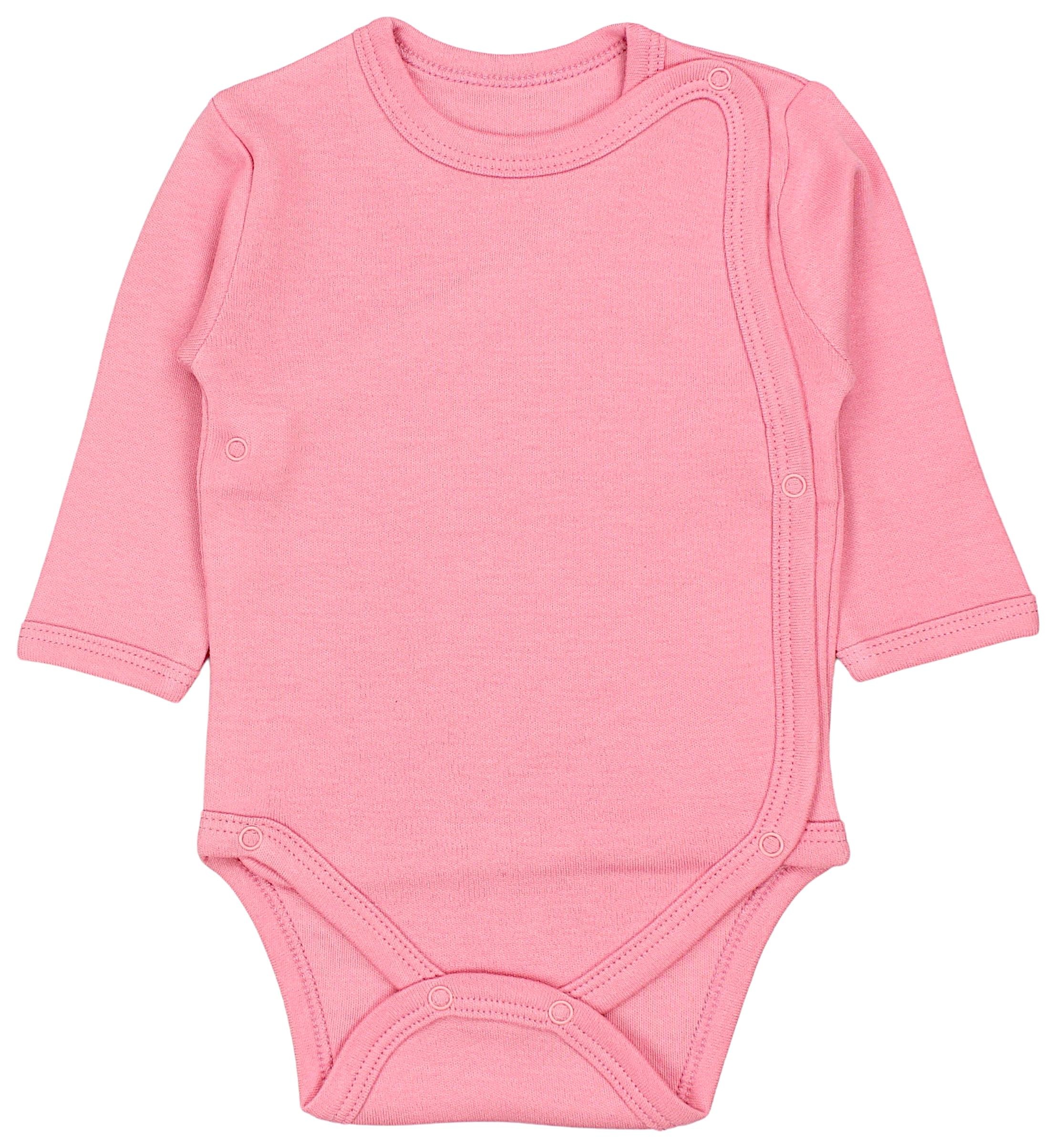 TupTam Langarmwickelbody »Wickelbody Baby Langarm Wickelbody im 5er Set«