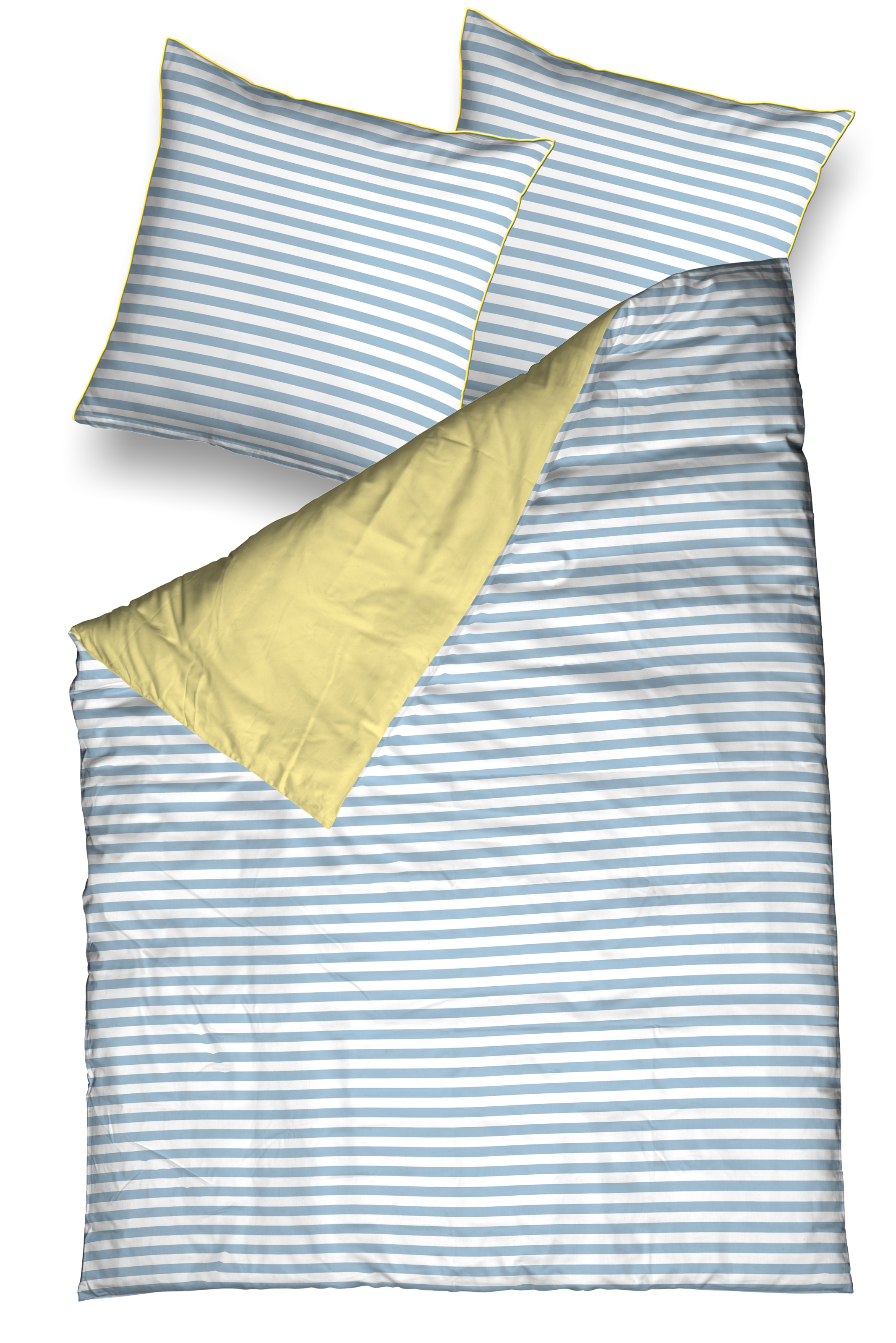 CASATEX Bettwäsche "Capri" 2 Stk. klassisch, modern, Streifen-Wend-Bettbezu günstig online kaufen