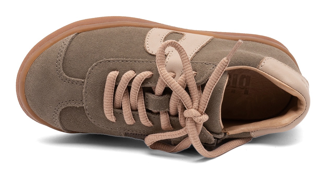 Bisgaard Sneaker »bay l Weite: normal«, Retro, Schnürer mit Lederfutter, Größenschablone zum Download