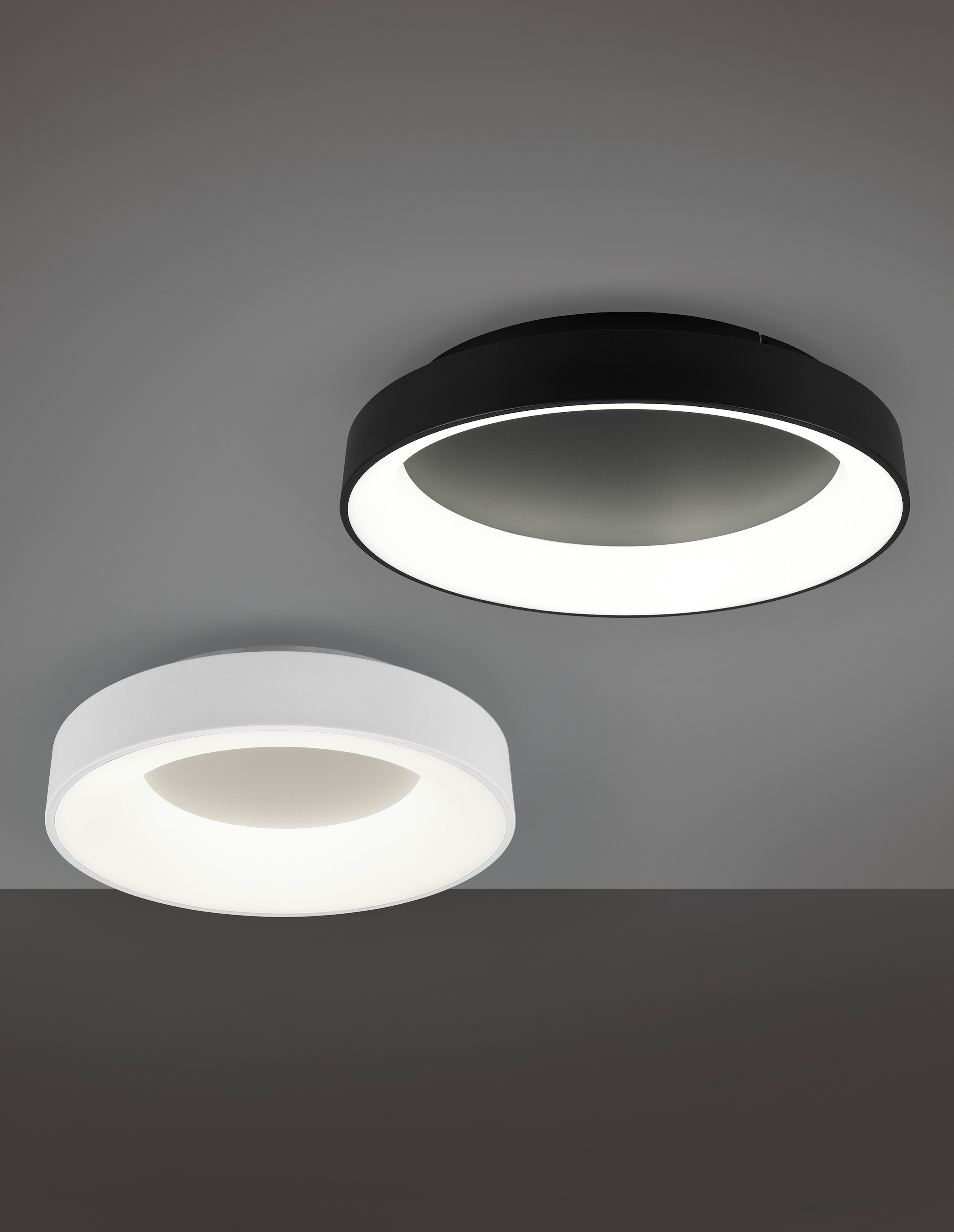 TRIO Leuchten LED Deckenleuchte »GIRONA«, 1 flammig-flammig, integrierter  Dimmer, Lichtfarbe stufenlos einstellbar, Nachtlicht | BAUR
