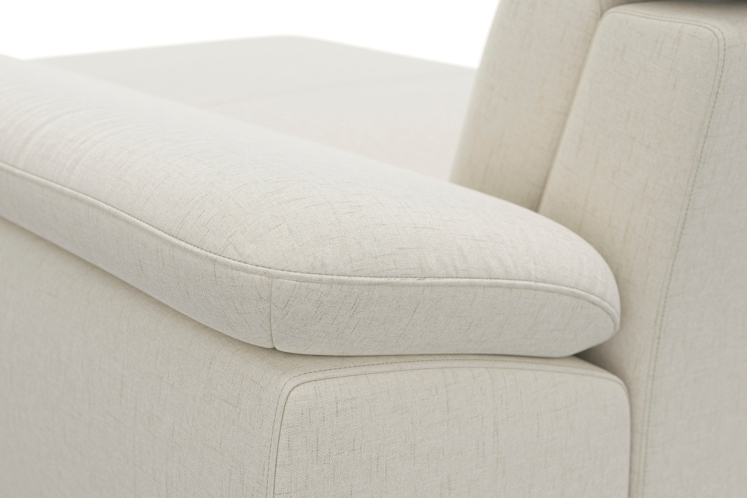 sit&more Wohnlandschaft »Cabrio U-Form, mit Sitztiefenverstellung, Arm- und Kopfteilverstellung«, 3 Nierenkissen, Federkern, optional Bettfunktion und Stauraum