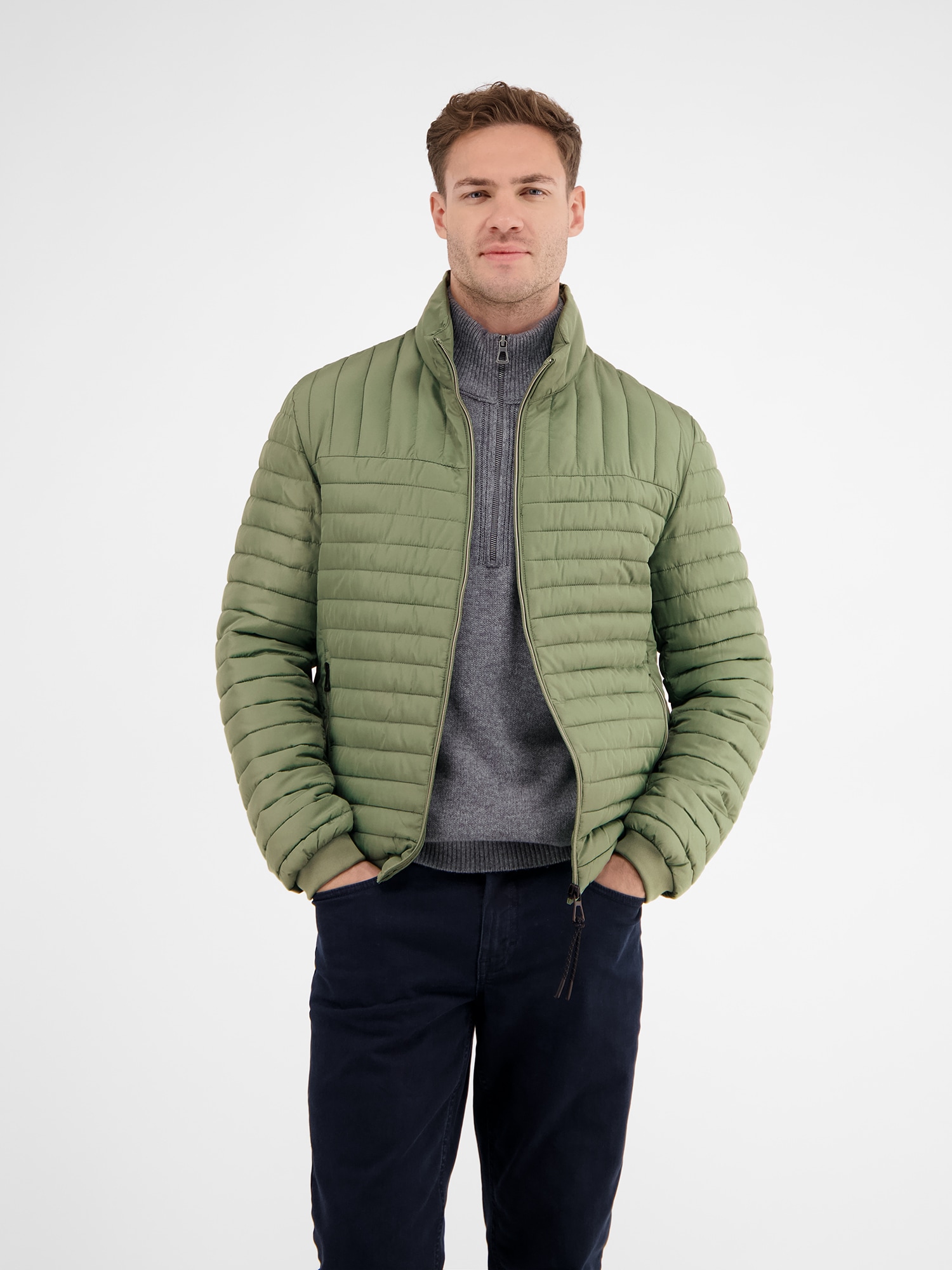 LERROS Steppjacke »LERROS Leichter Herren Steppblouson«, ohne Kapuze, Keine Angabe