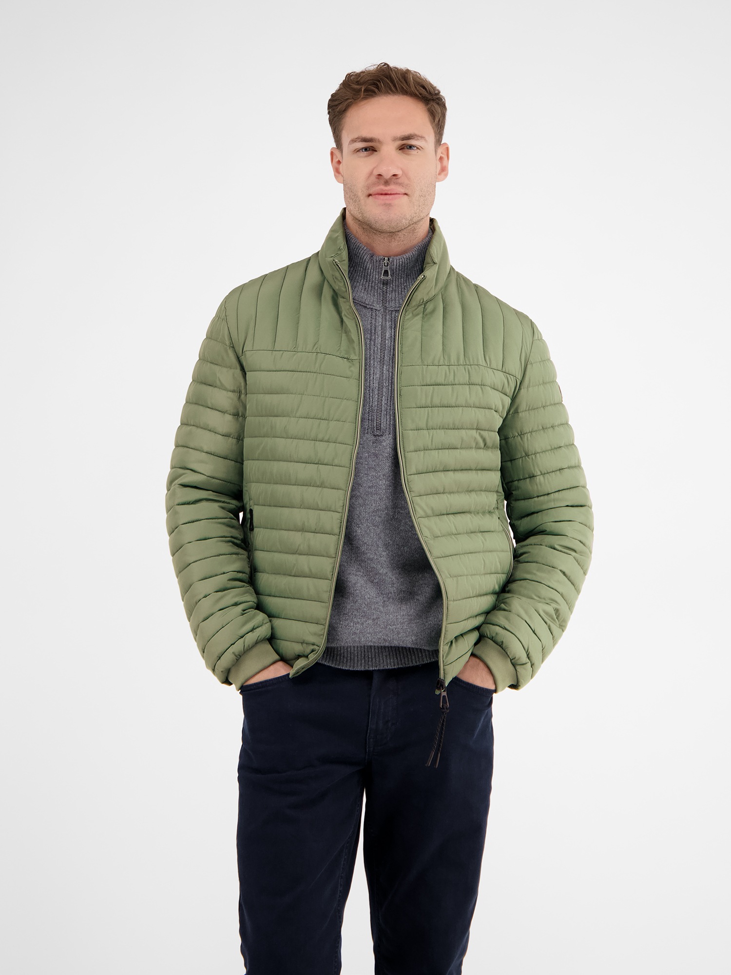 Thumbnail - LERROS Steppjacke "LERROS Leichter Herren Steppblouson", ohne Kapuze, Keine Angabe