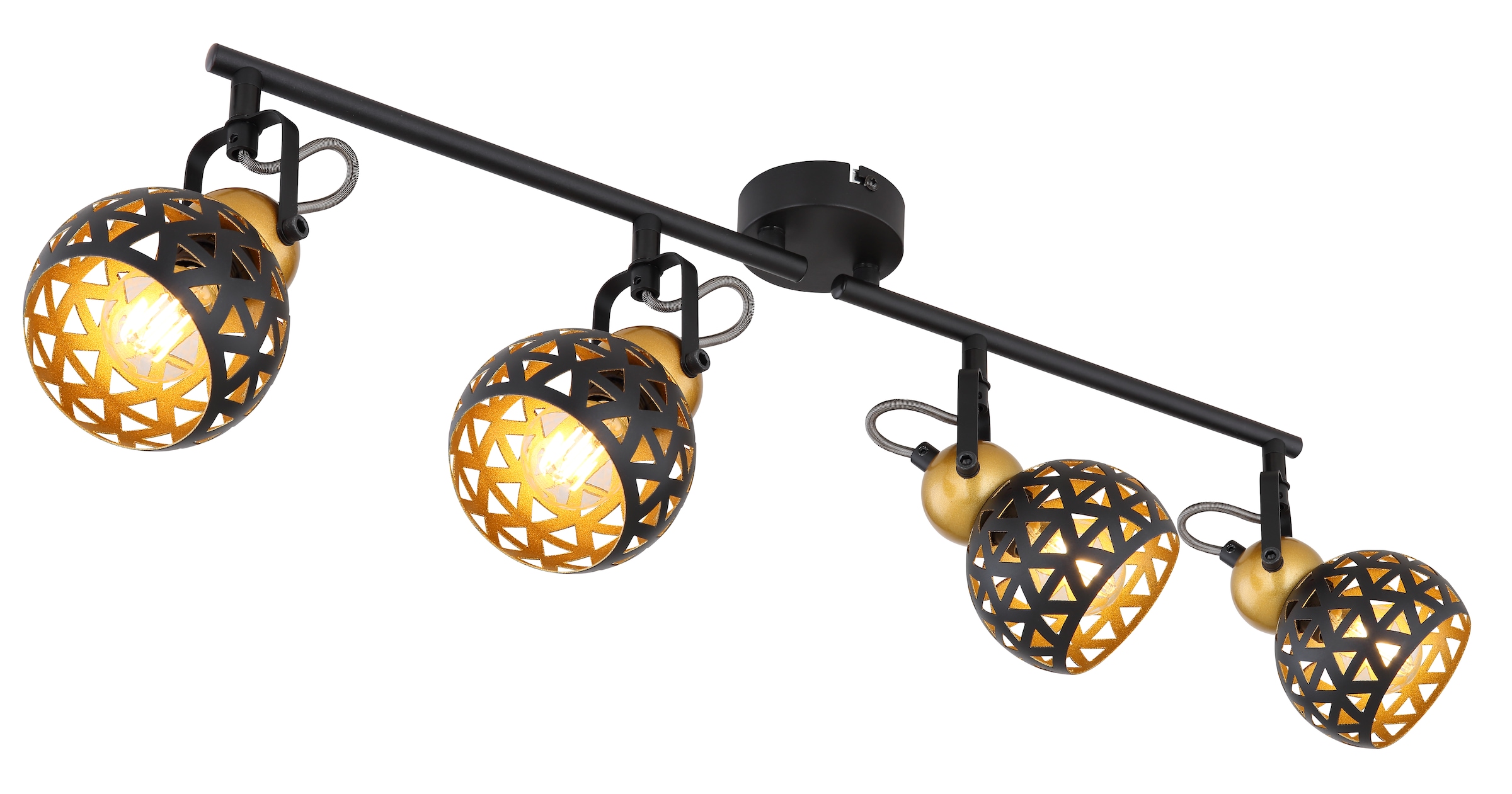 GLOBO LIGHTING Deckenspot »SARRA« E14 1 Stk. Deckenstrahler für Wohn- & Esszimmer schwarz