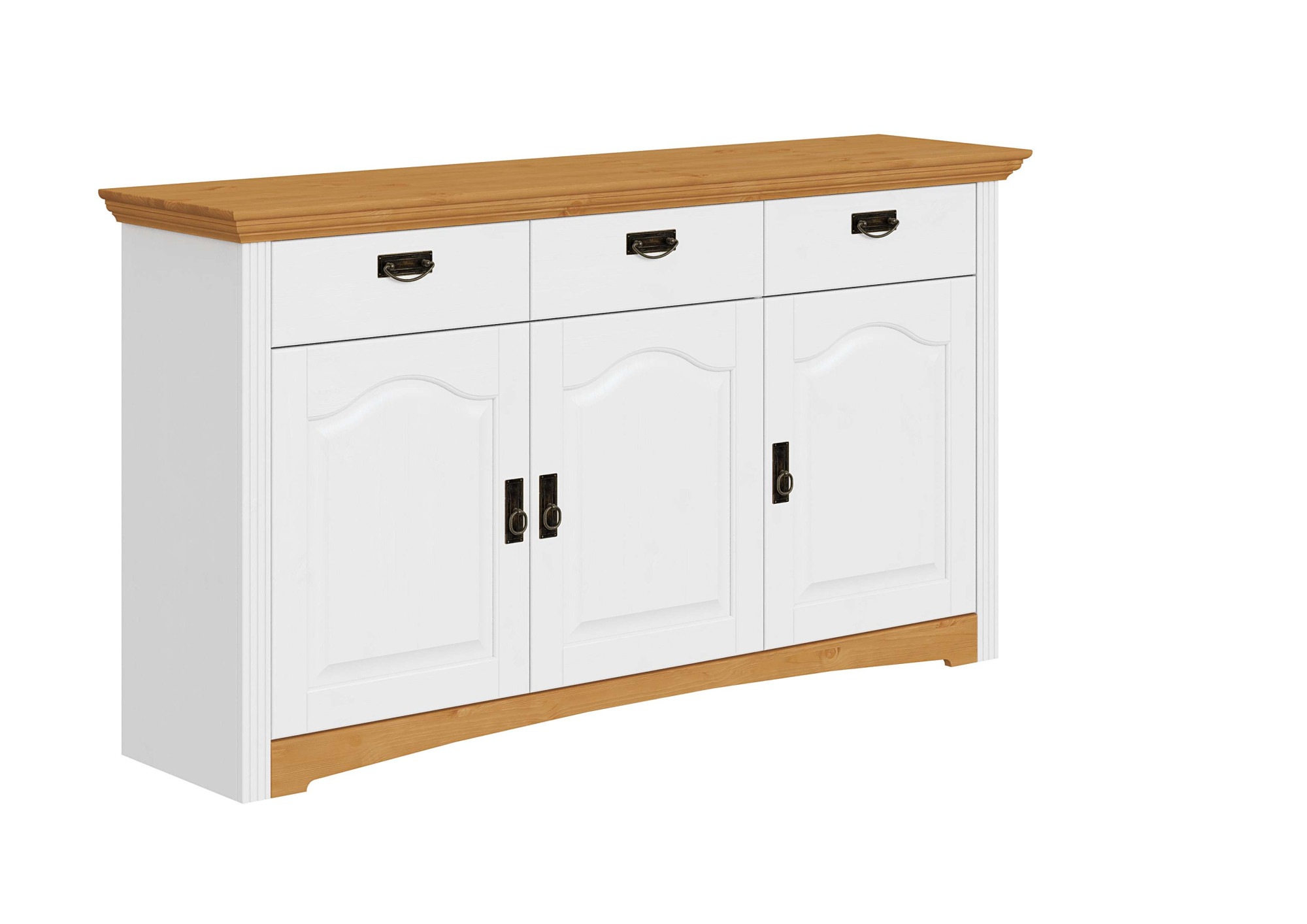 OTTO home Kommode "Konrad" aus massiver Kiefer, Breite 156 cm, mit Schublad günstig online kaufen