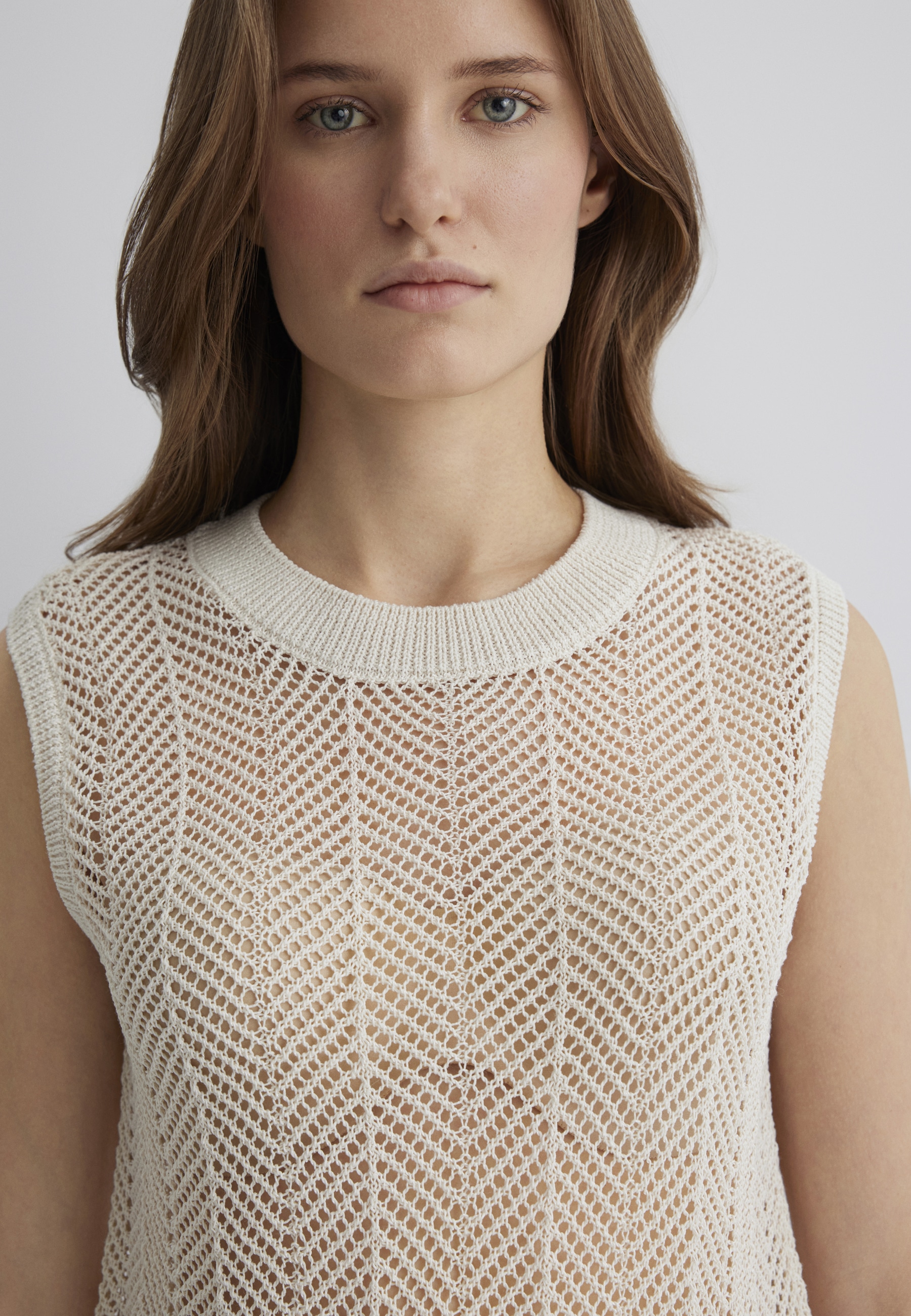Mavi Pullunder »NONSLEEVE SWEATER«, Top ärmellos
