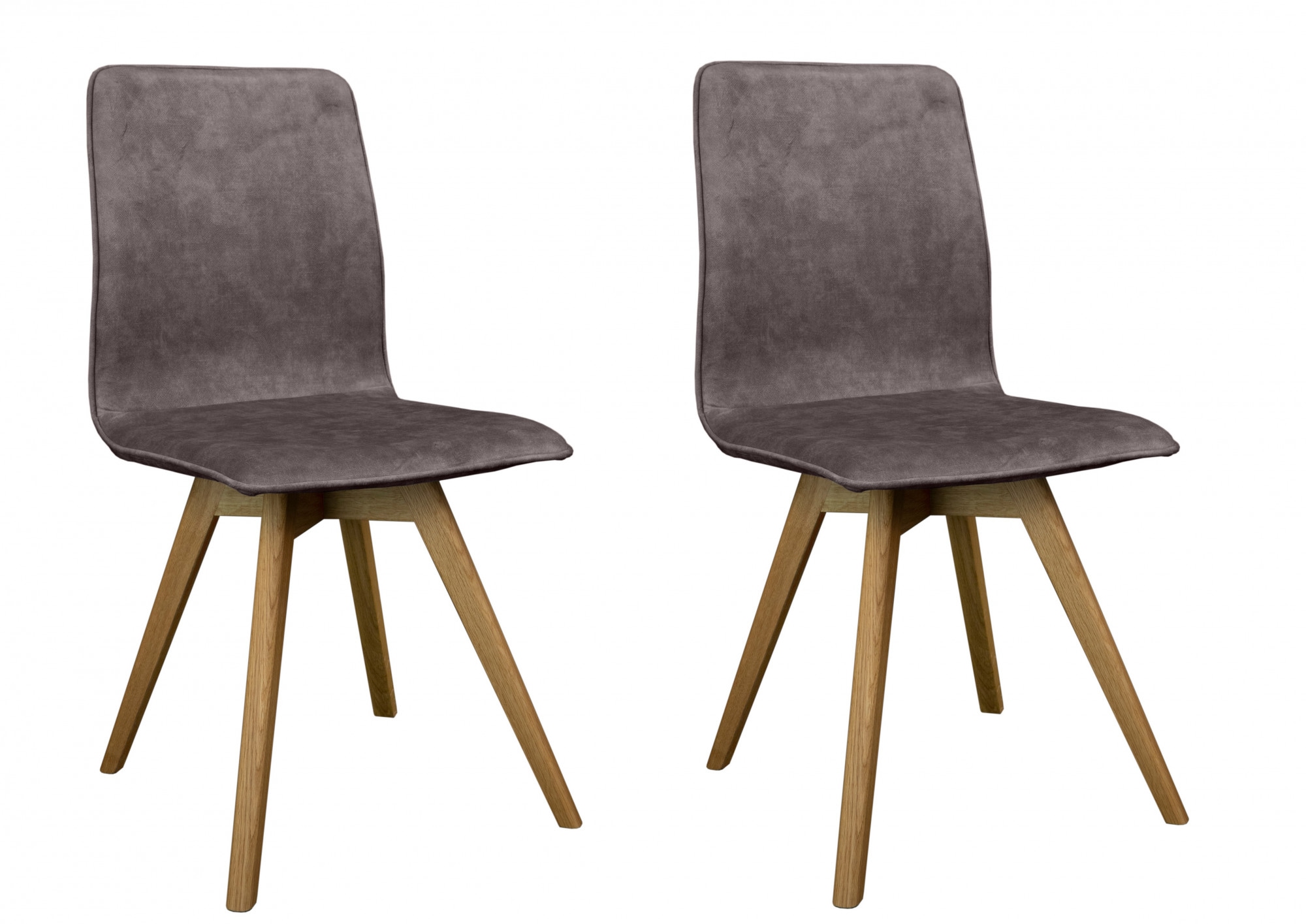 andas Esszimmerstuhl "Rania", (Set), 2 St., Samtvelours, Massivholzgestell, günstig online kaufen