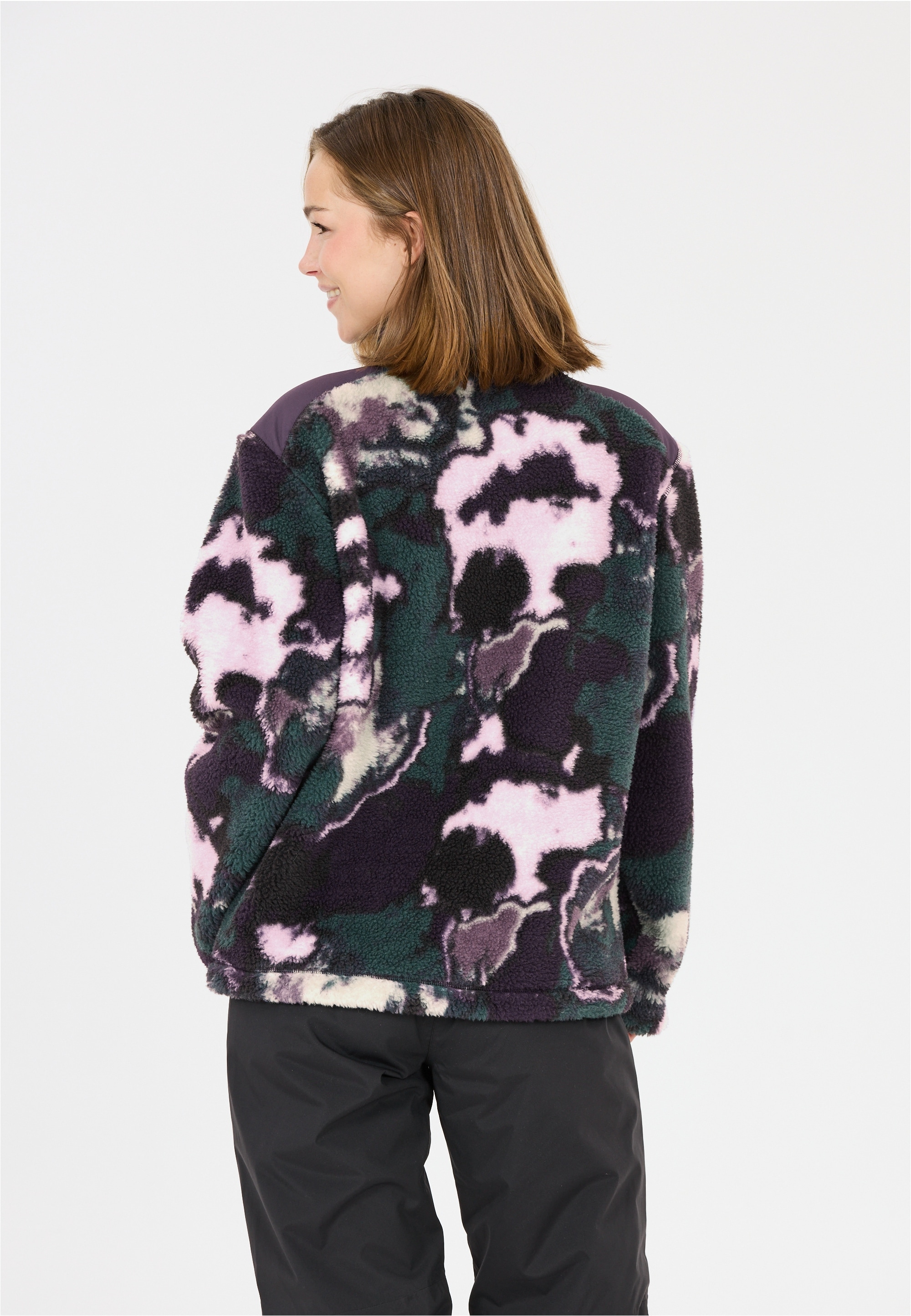 SLOPE Fleecejacke »Kendor« aus wärmendem Teddy-Stoff