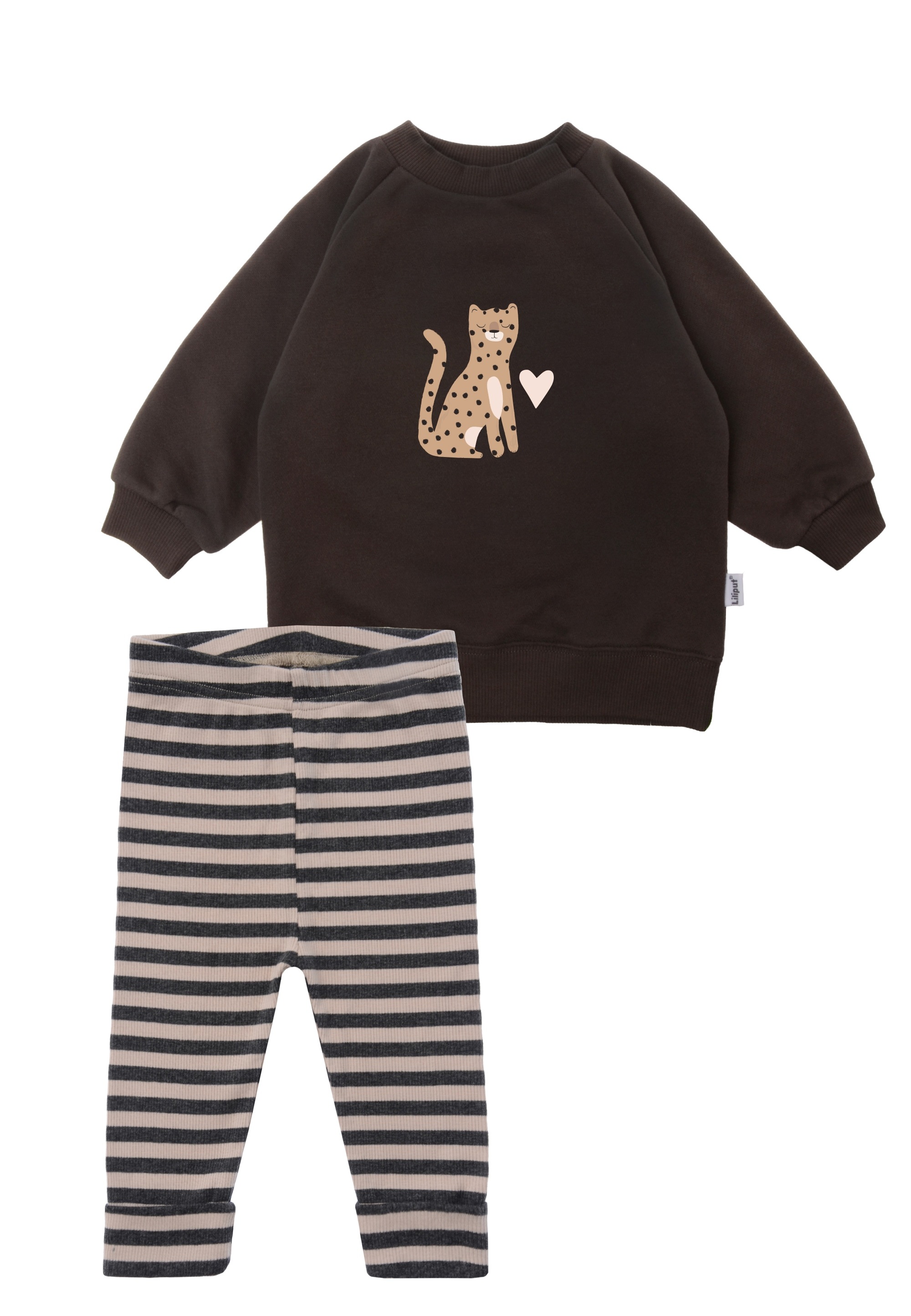 Liliput Sweatanzug »Leopard«, bestehend aus weicher Leggings und Sweatshirt
