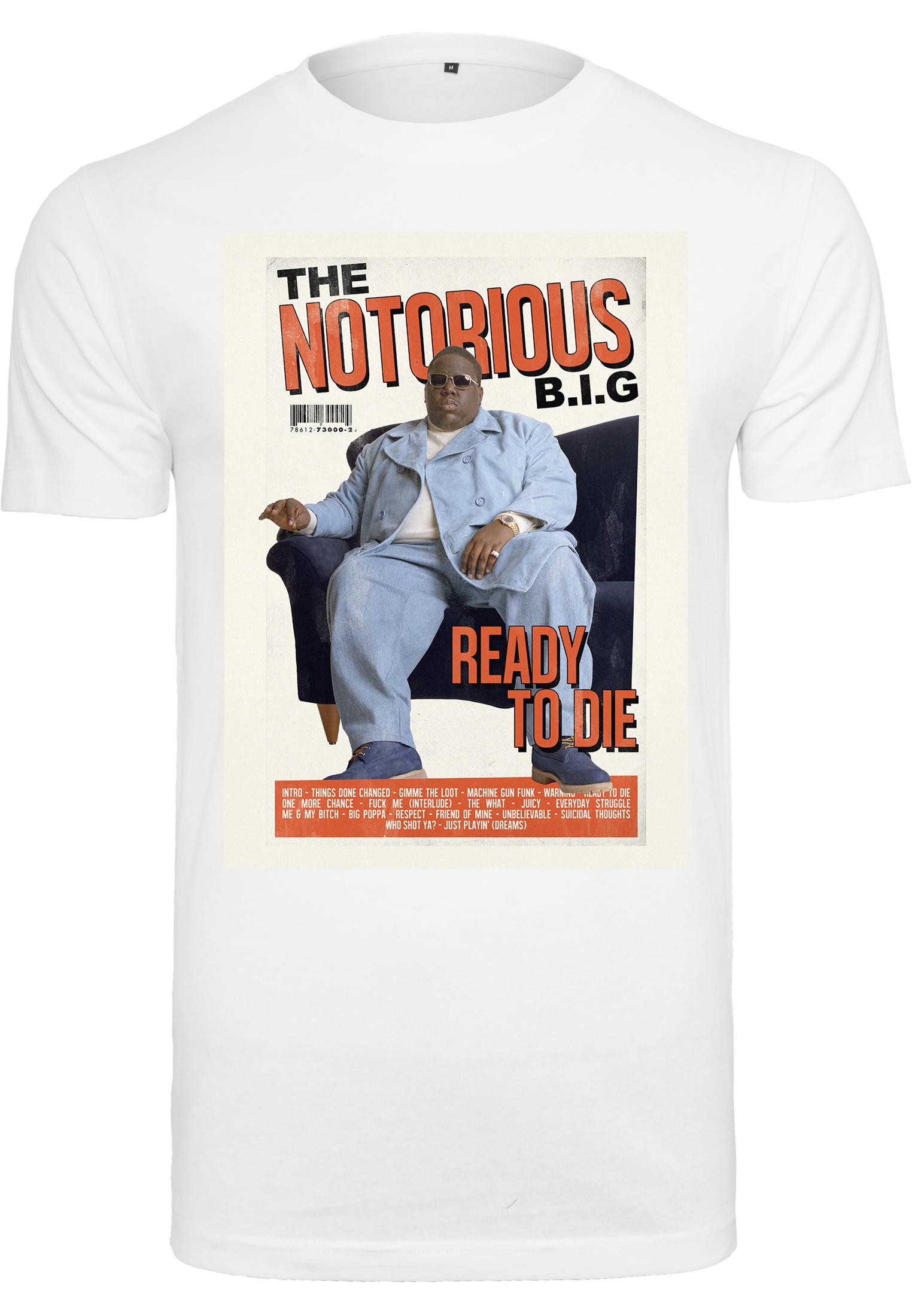 MisterTee Kurzarmshirt »Herren Biggie Magazine Cover Tee« (1 tlg.)
