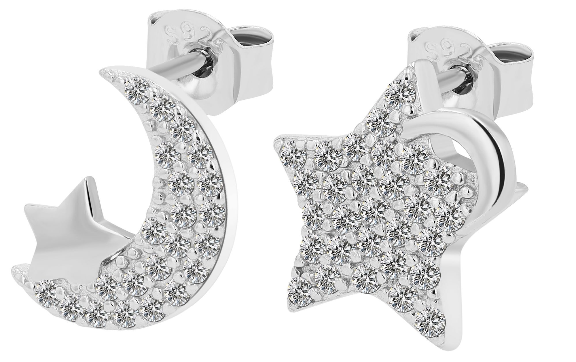 Adelia´s Paar Ohrhänger "Damen Ohrringe – Ohrstecker aus 925 Silber mit Zir günstig online kaufen