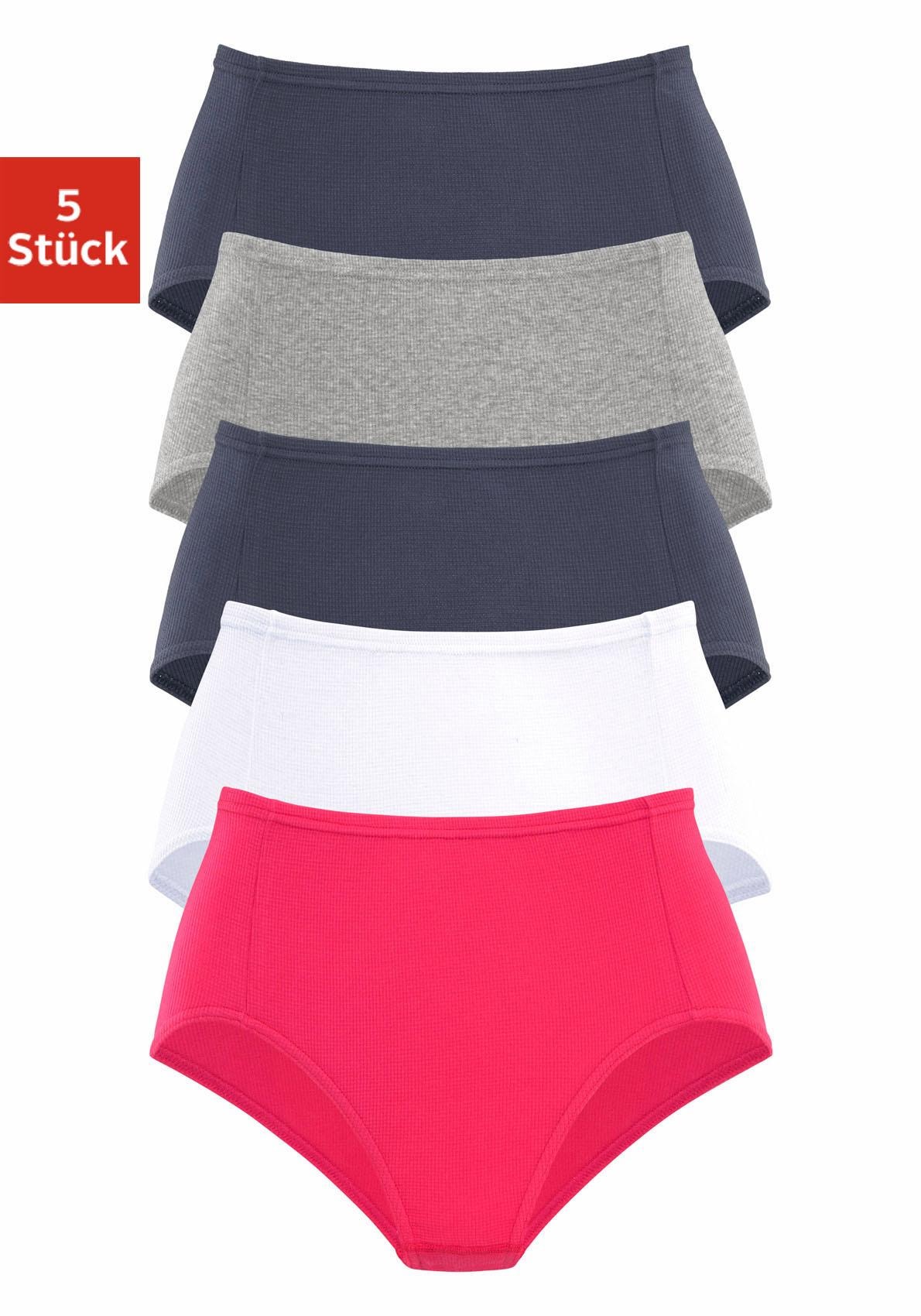 petite fleur by Lascana 5er-Pack, aus weicher Pikee-Qualität