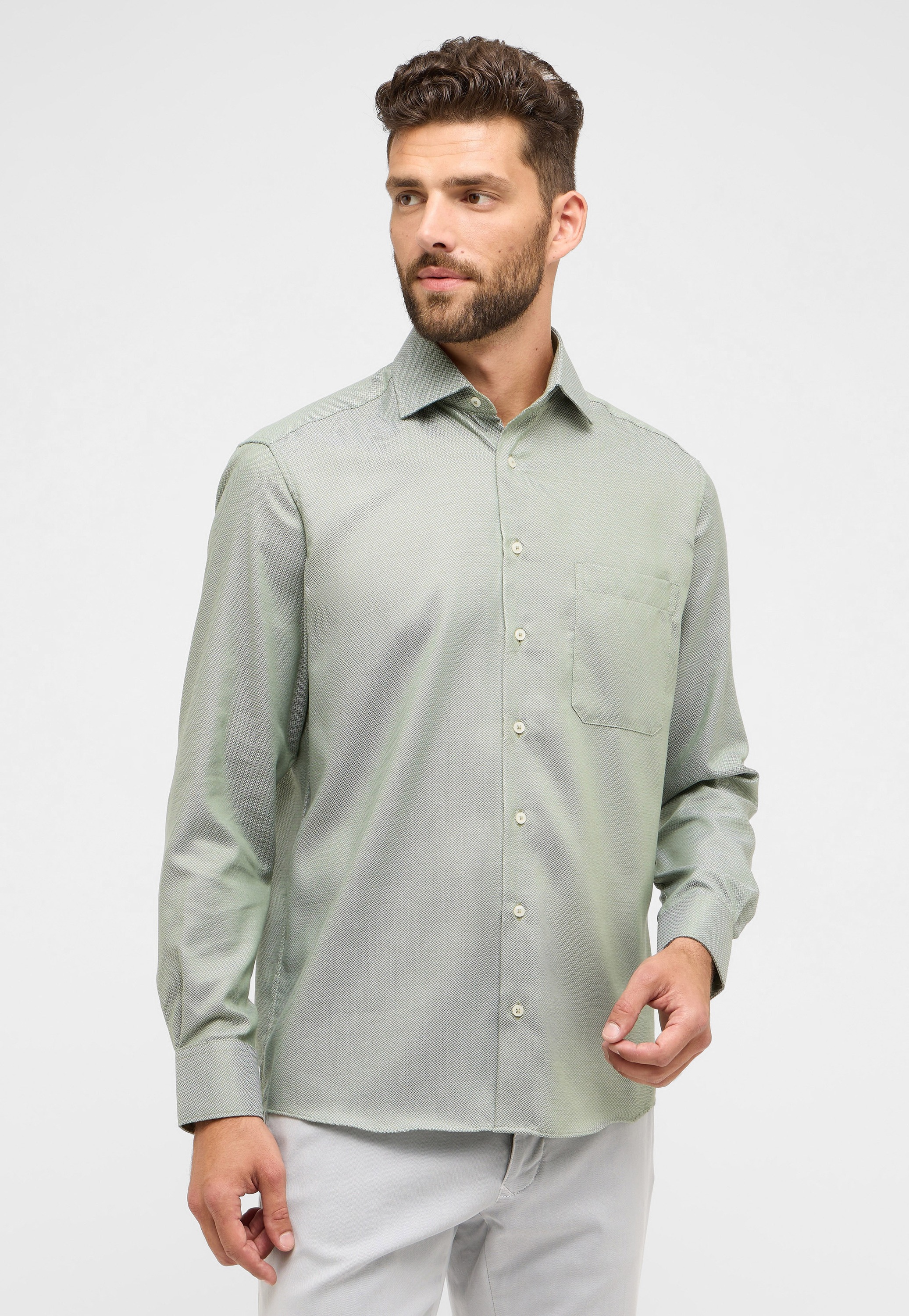 Eterna Langarmhemd "MODERN FIT", NON IRON (bügelfrei) günstig online kaufen