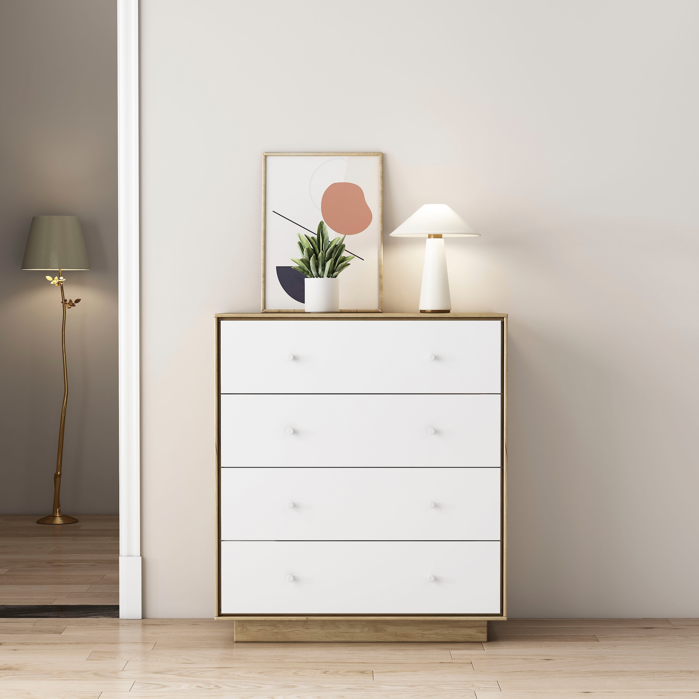 OTTO home Kommode »Blaire« kratzfeste Melaminoberfläche, ABS-Kanten und FSC-zertifiziertem Holz