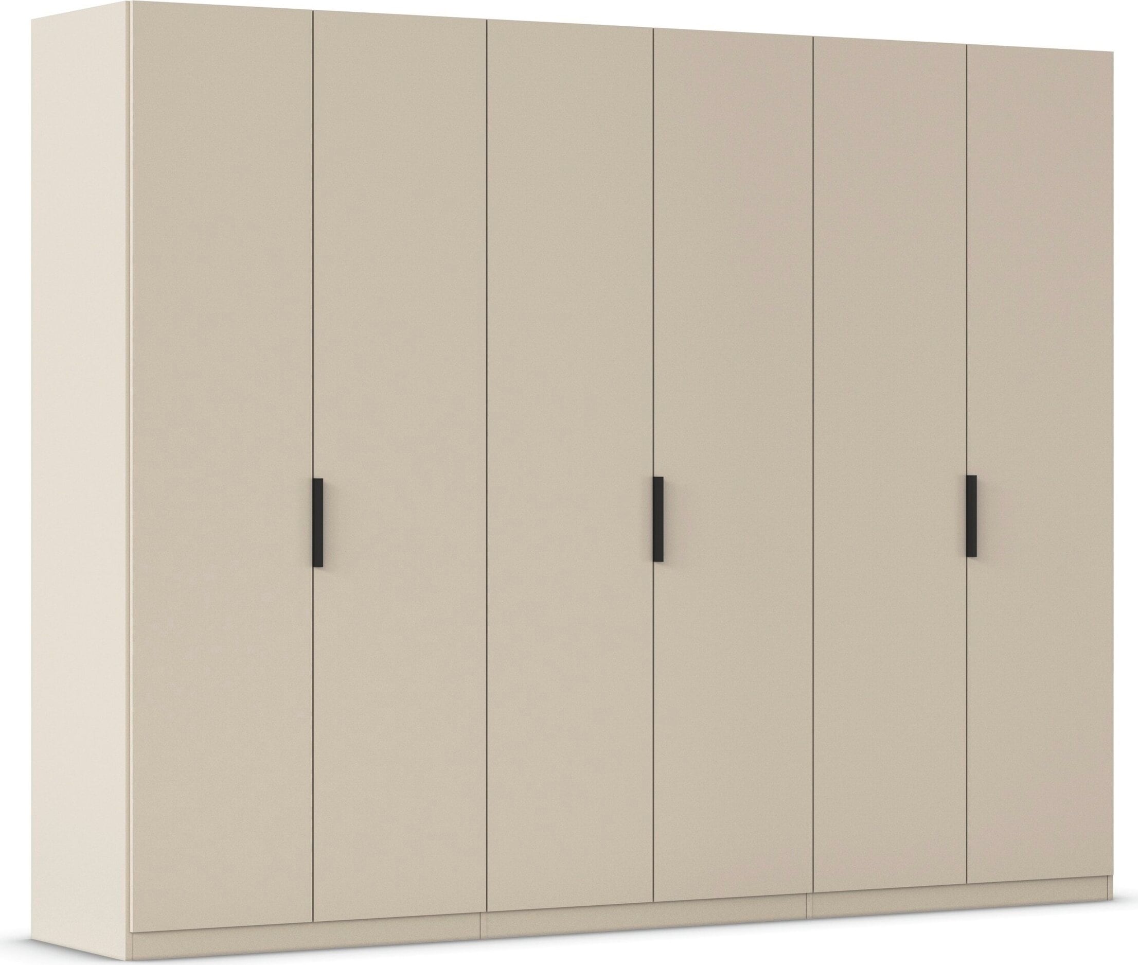 OTTO home Kleiderschrank "Schrank Möbel Schlafzimmer Garderobe Kinderzimmer WELTNEUHEIT NYLLA" PATENTIERTES SCHNELLMONTAGESYSTEM schwarzer Griff MADE IN GERMANY