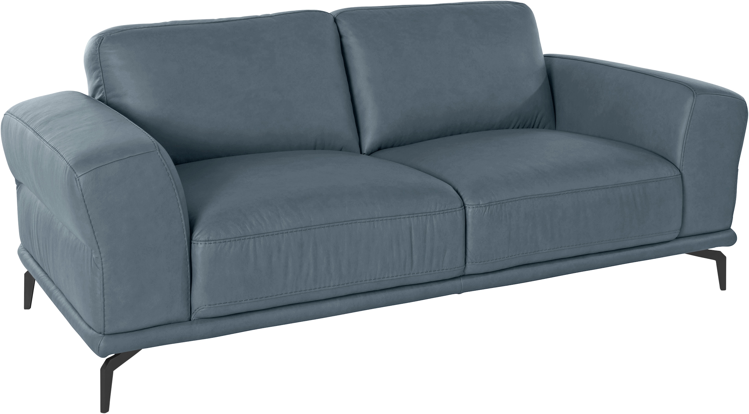 W.SCHILLIG 2-Sitzer »montanaa«, mit Metallfüßen in Schwarz pulverbeschichtet, Breite 192 cm