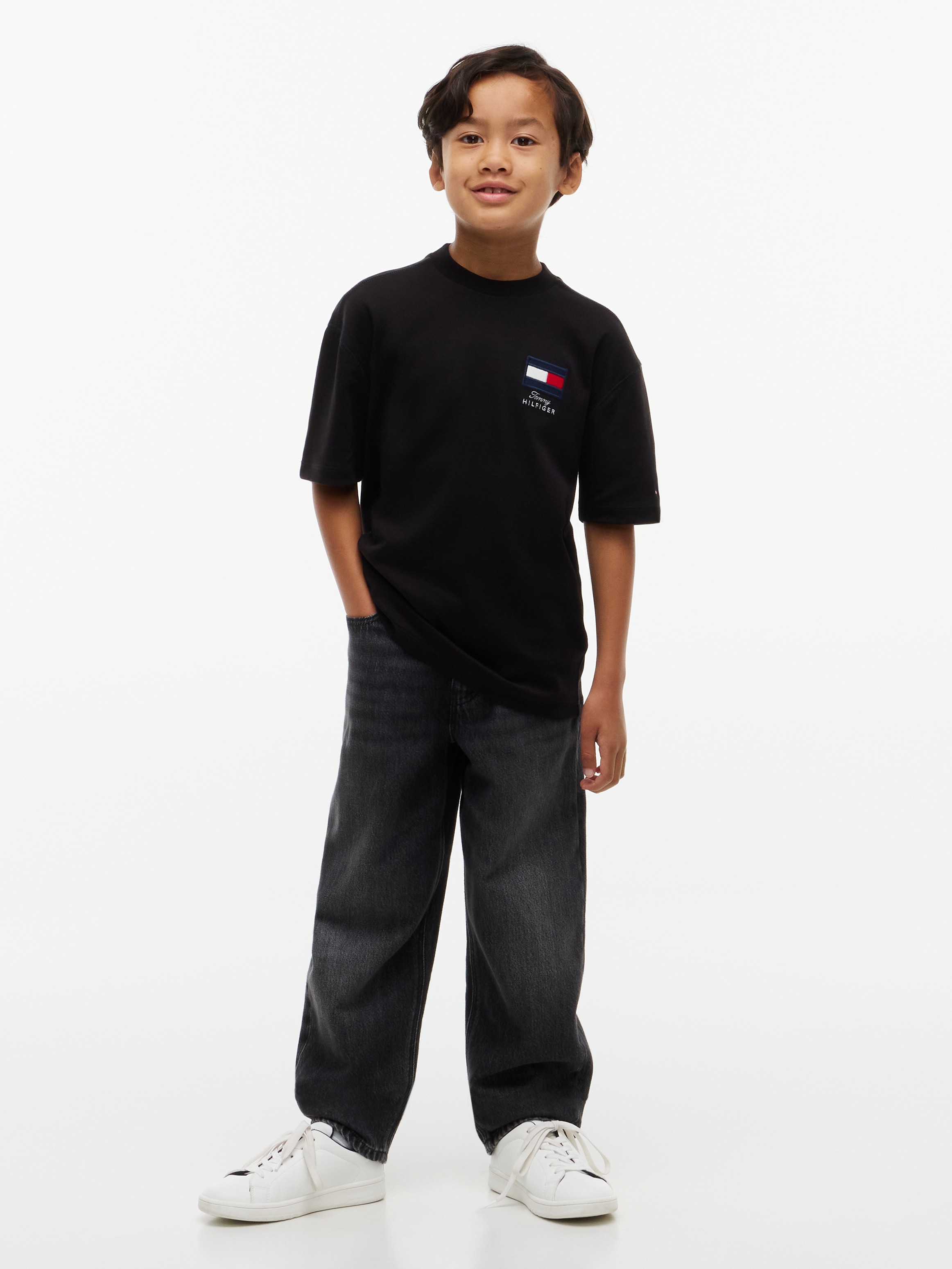 Tommy Hilfiger T-Shirt Regular Fit, Druck, Kinder bis 16 Jahre