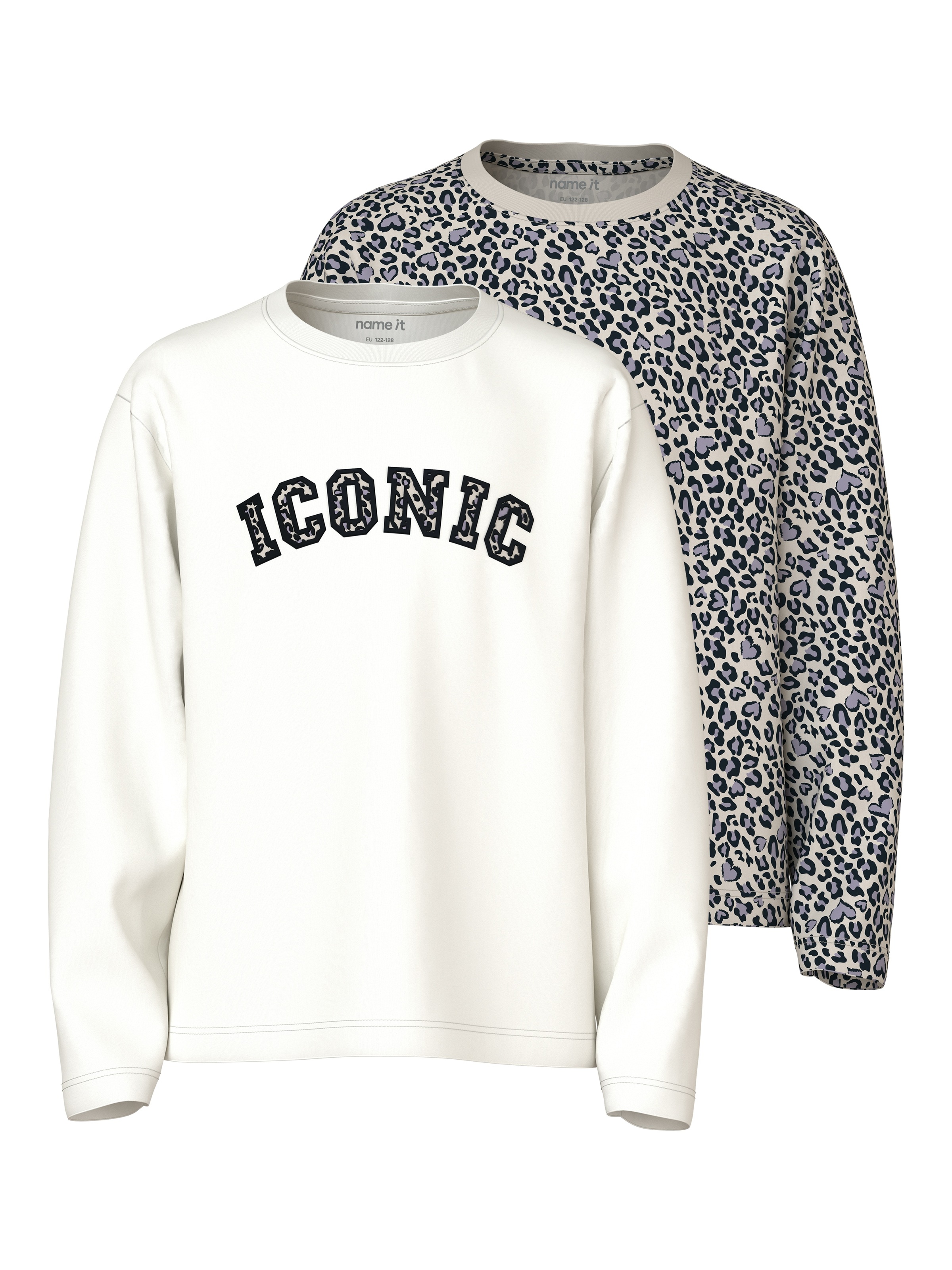 Thumbnail - Name It Langarmshirt "NKFVELDA 2P LS NREG TOP" Packung, 2 tlg.