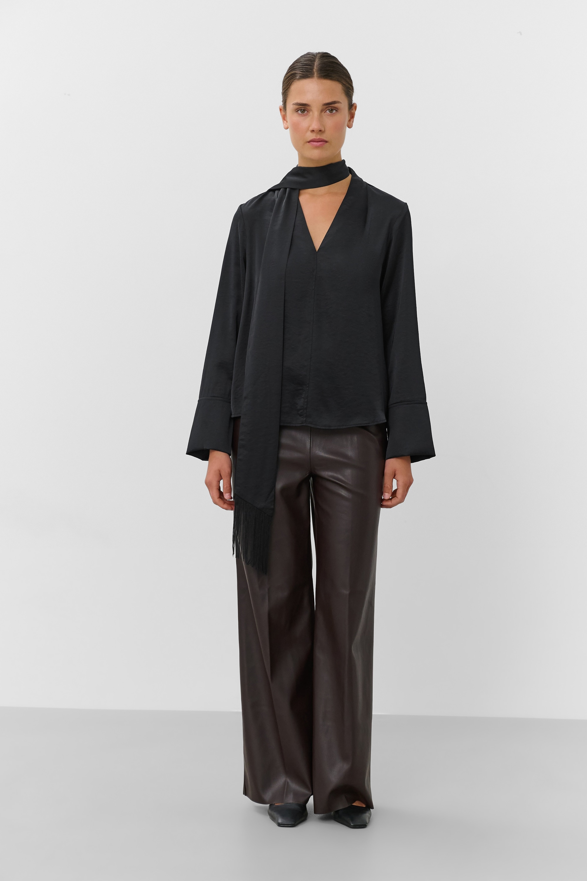 SOAKED IN LUXURY Langarmbluse »Damen Bluse langarm SLVerona«