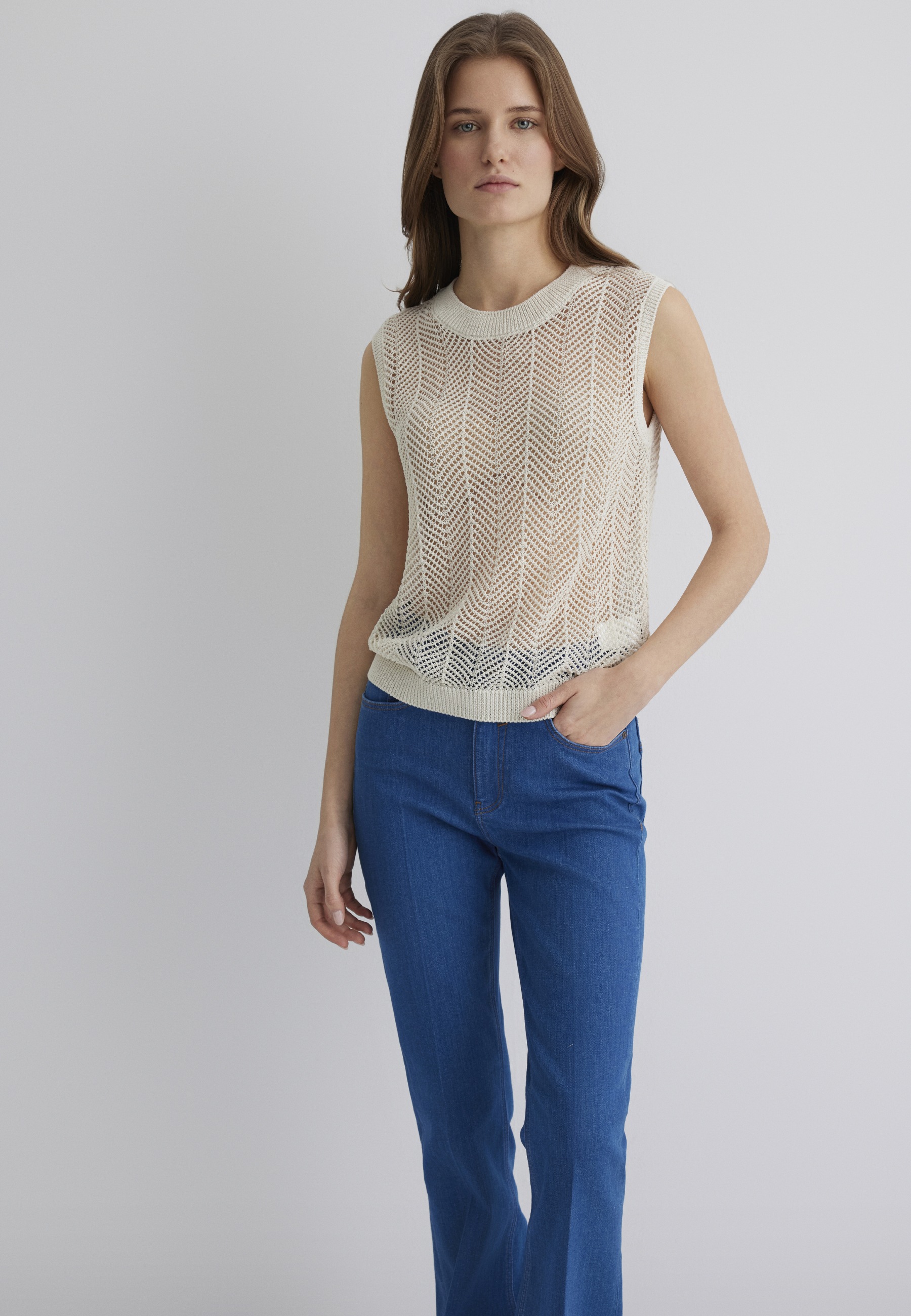 Thumbnail - Mavi Pullunder "NONSLEEVE SWEATER", Top ärmellos