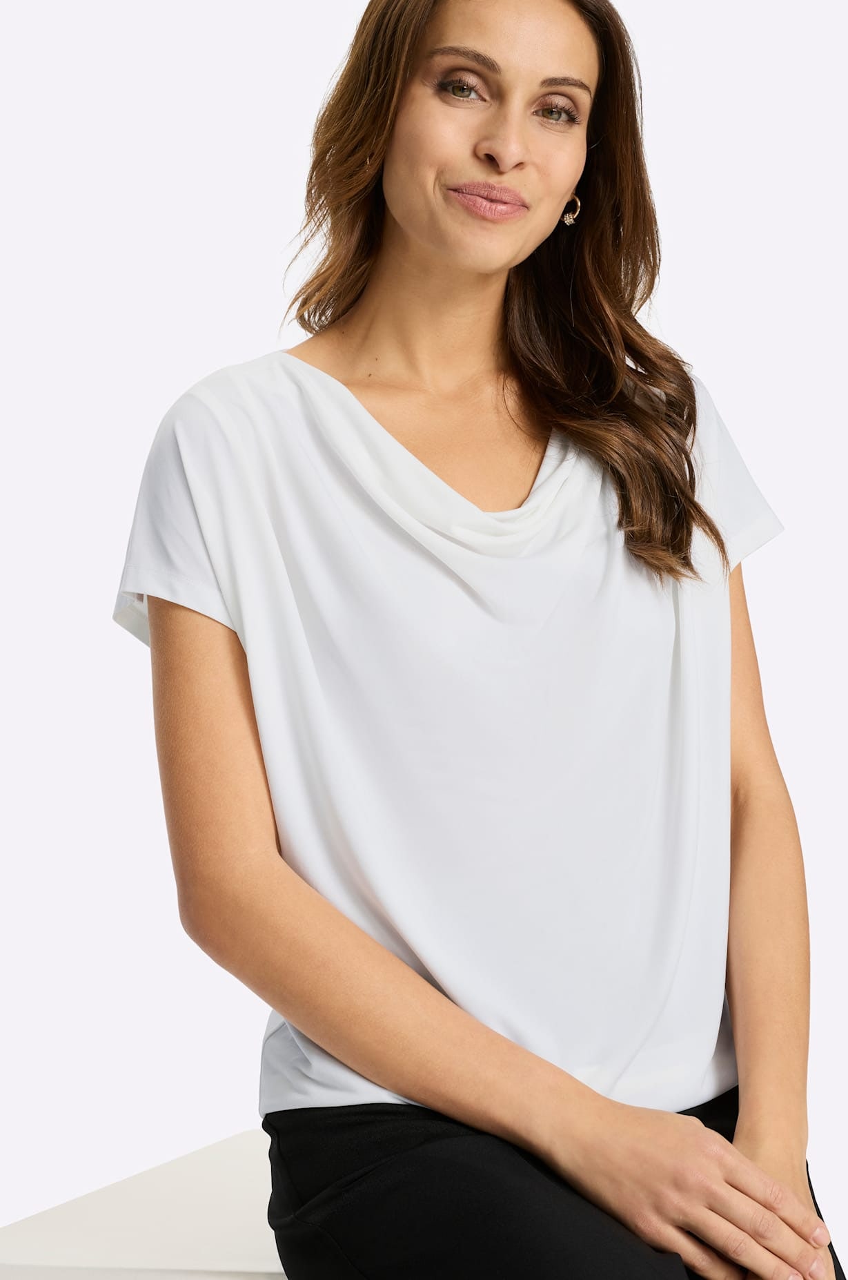 Lady Wasserfallshirt »Wasserfallshirt«, 1 tlg.